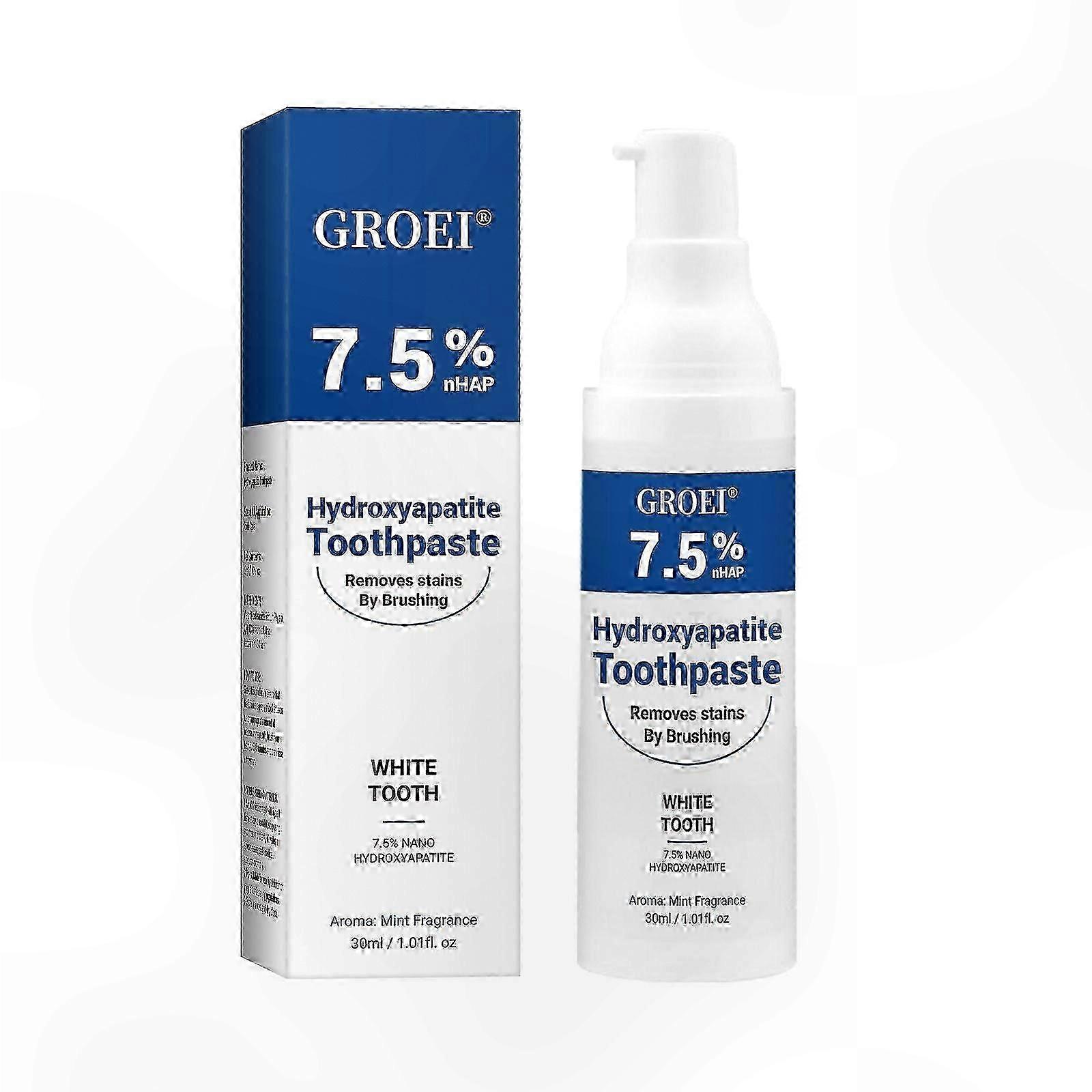 Whitening Pen with Nano Hydroxyapatite, Fluoride-Free for a Brighter Smile