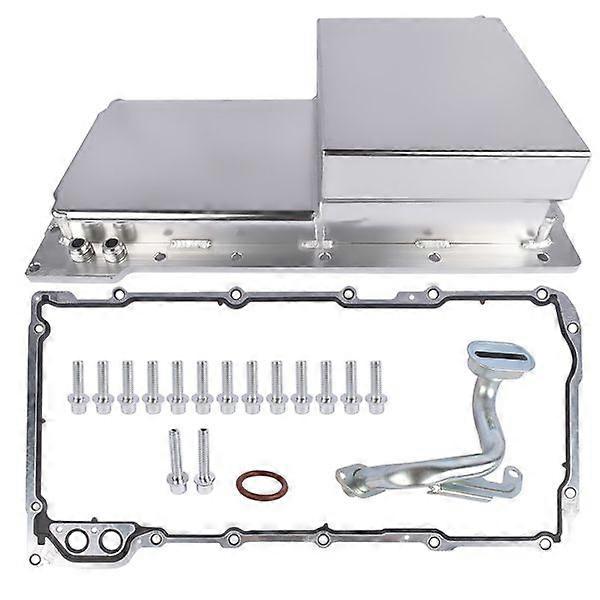 Front Engine Oil Pan with Gasket Fits for Chevrolet Small Block V8 GEN. III/IV LS1 LS2 LS3 LS6 No.2598