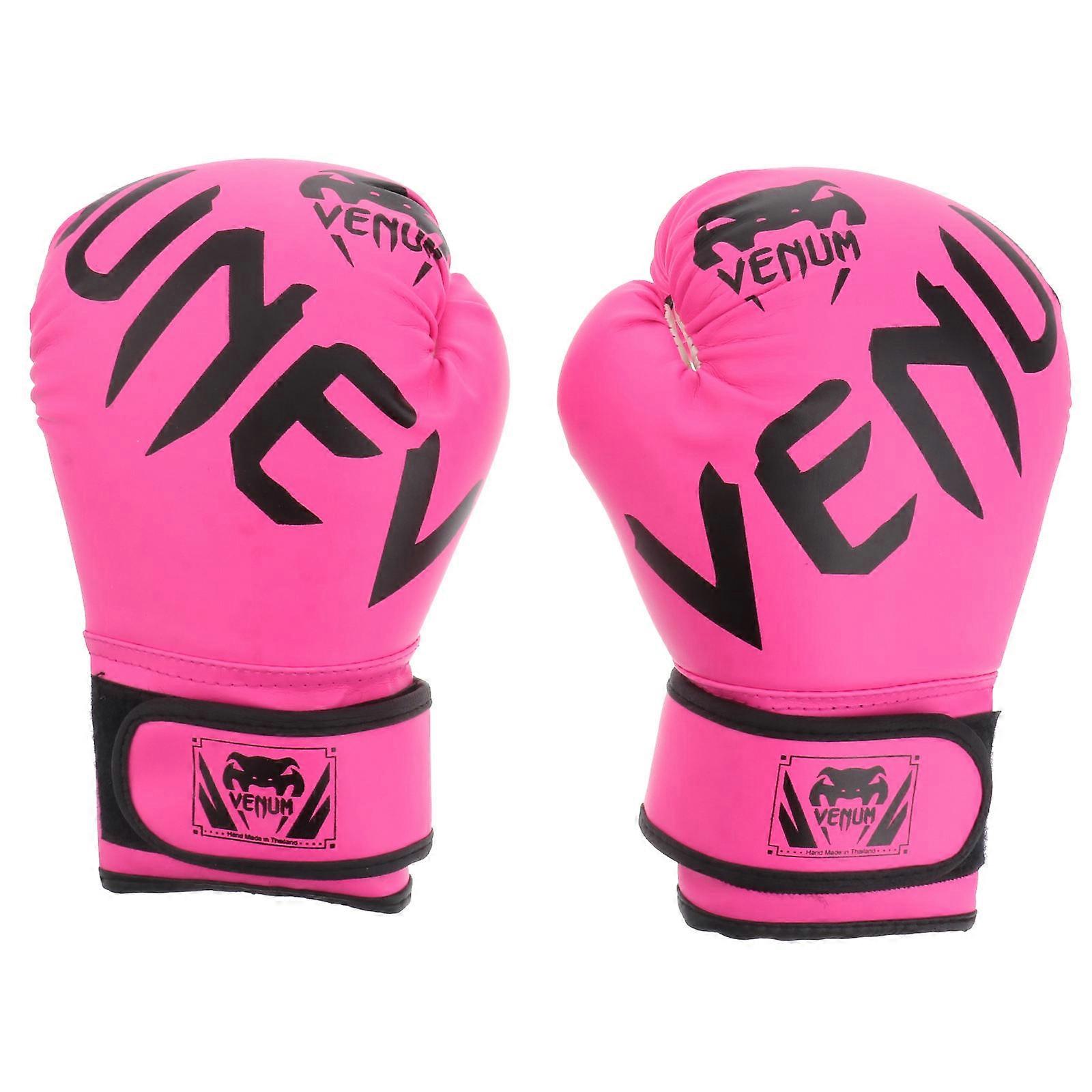Boxing Gloves Protective Sparring Hand Pads for Fighting 1Pair Pink