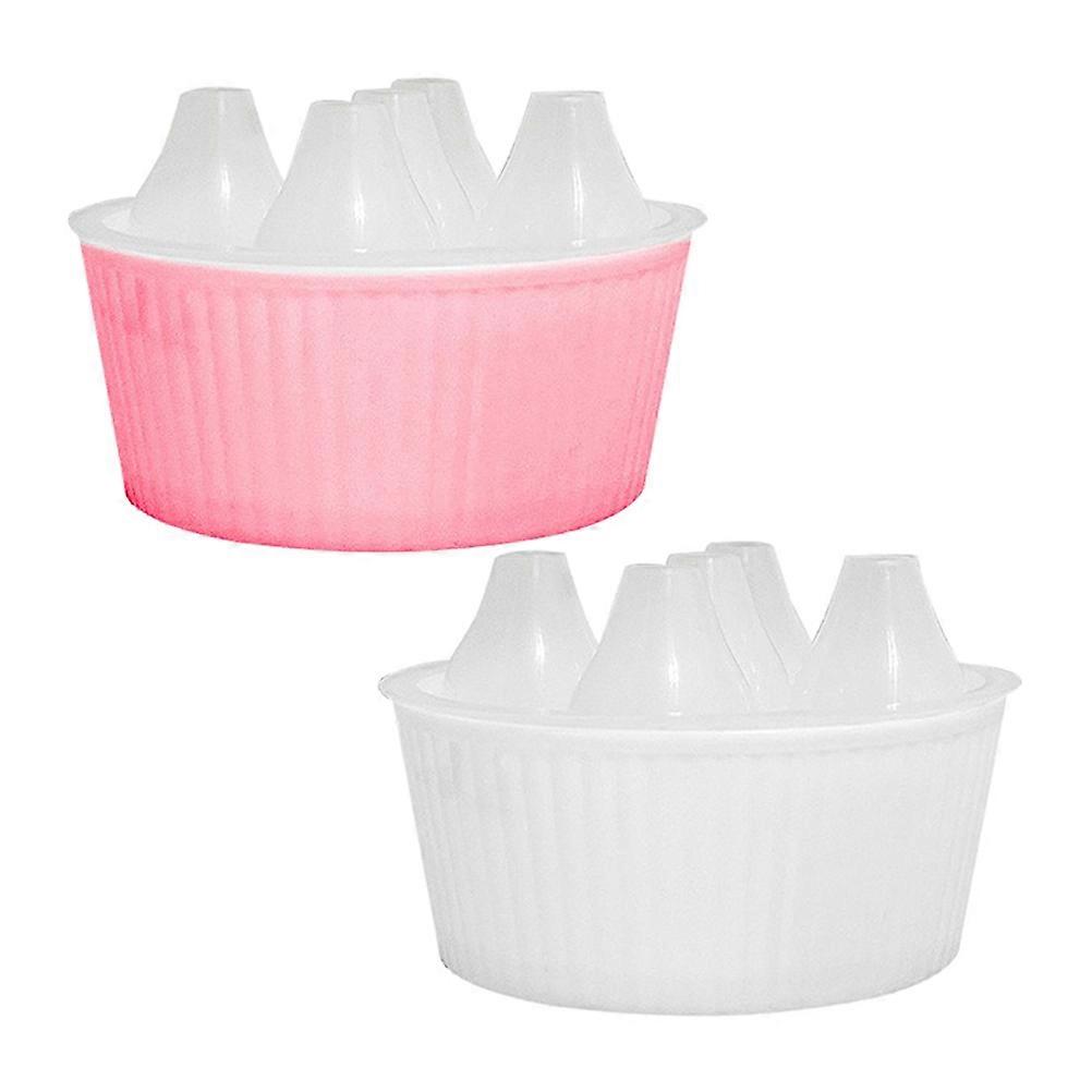 Hydroponics Tulip Planter Pots for Planting 6Pcs Small Plastic Containers