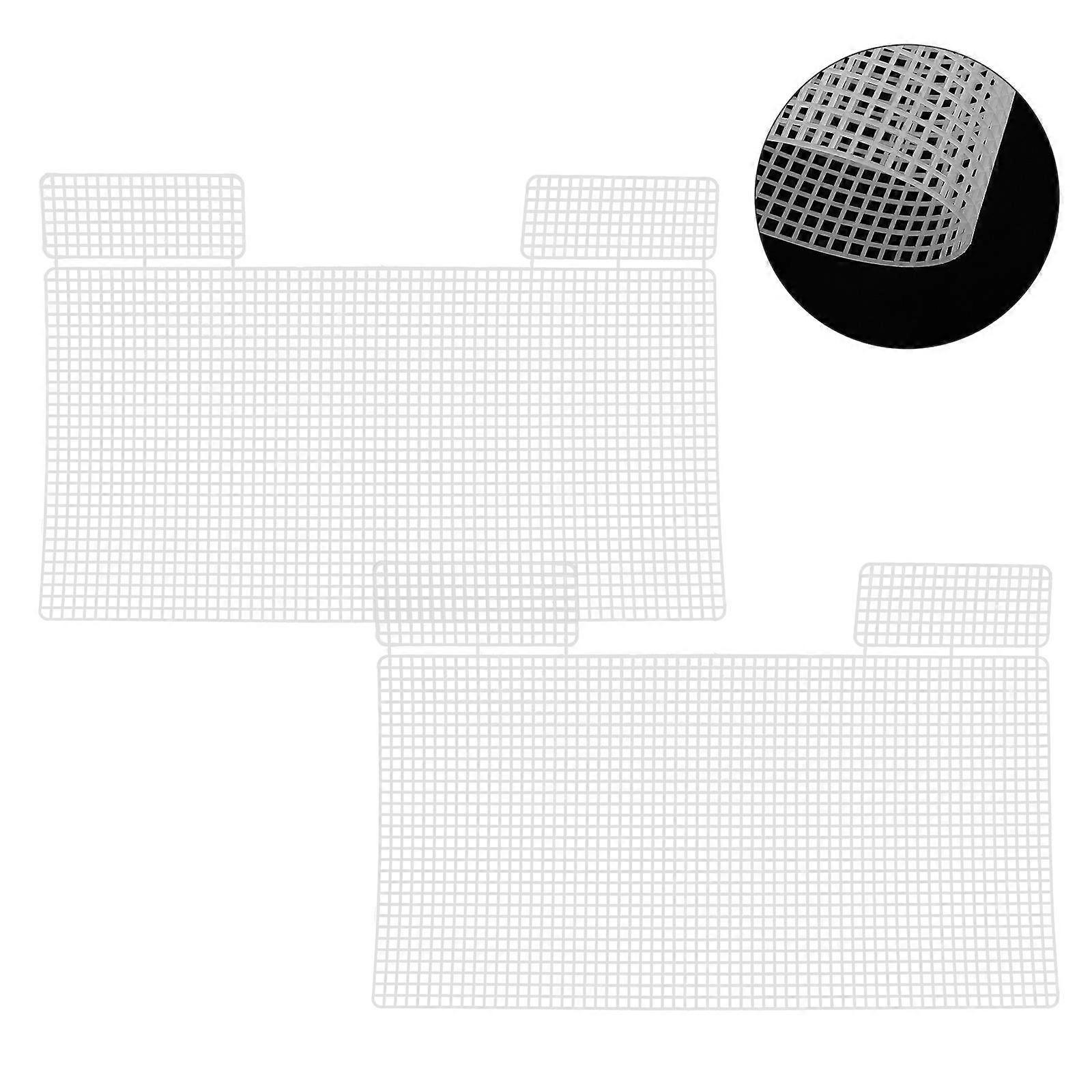 Thick Plastic Mesh Sheets for Crochet Bag Making with 20Pcs for DIY Use