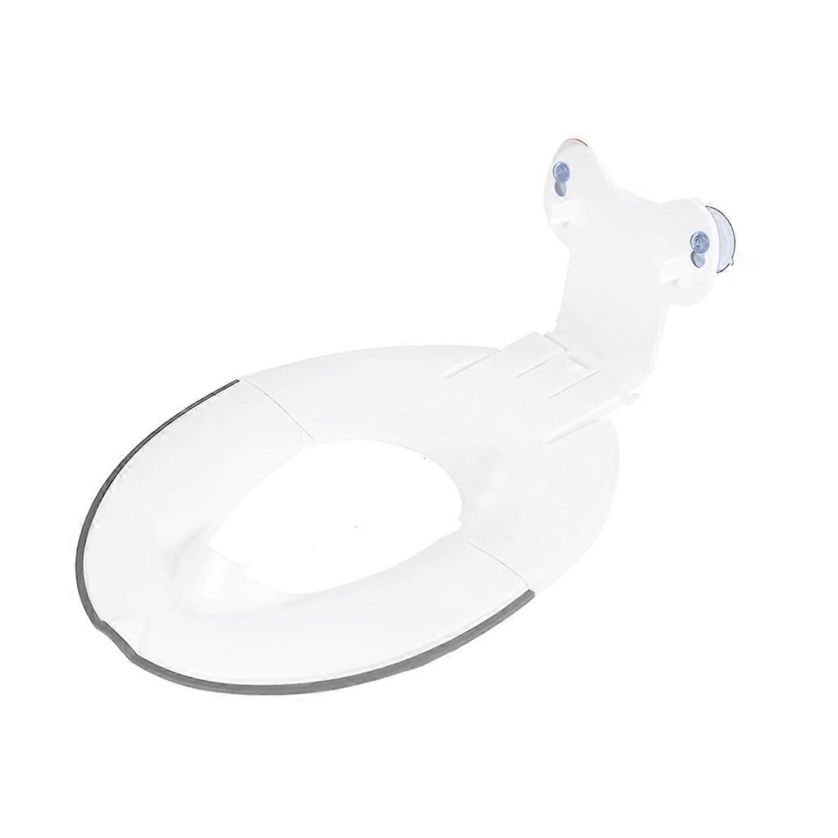 Foldable Potty Training Seat, Toddler Toilet Seat for Travel with Suction Cups Firmly Adhere and Adjustable Length