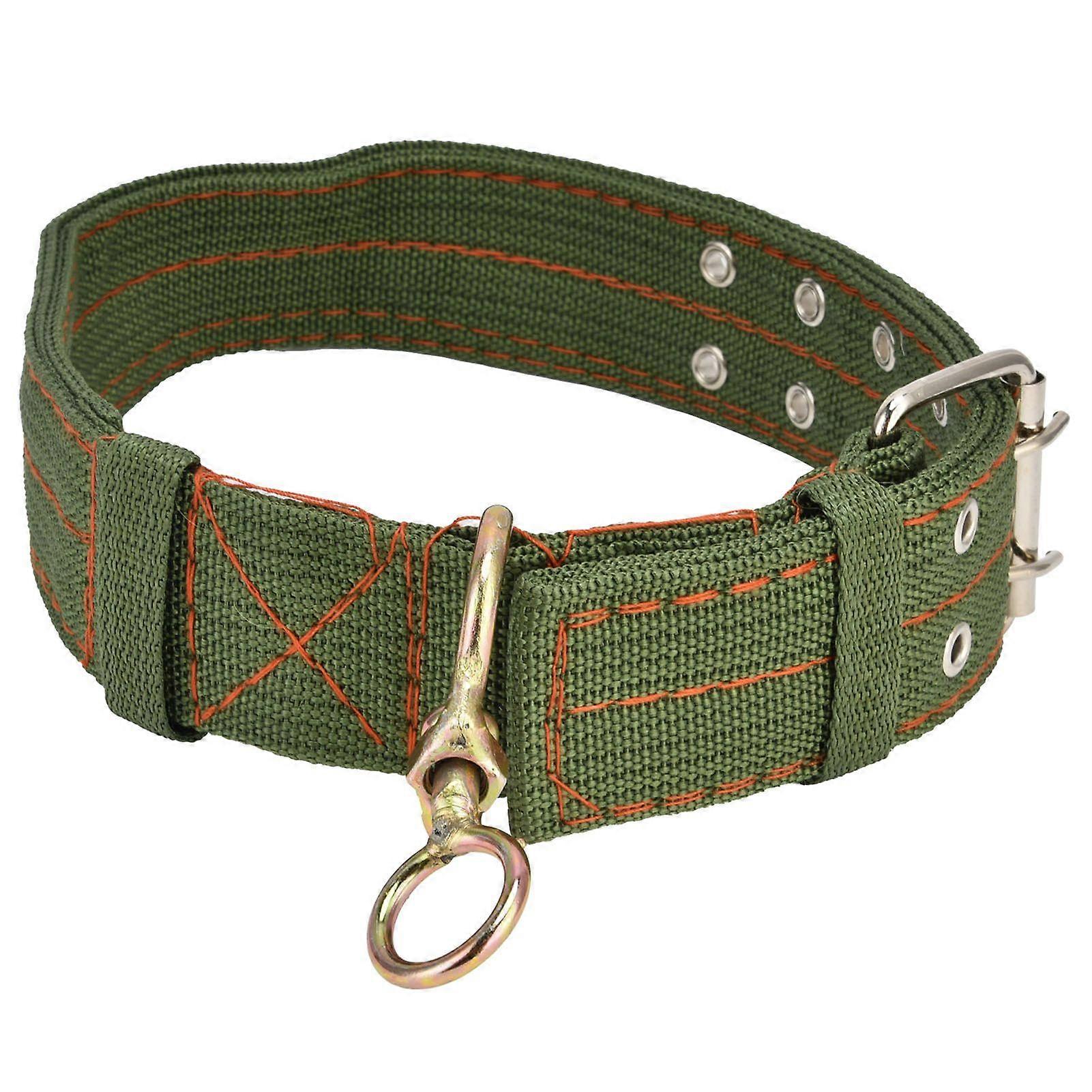 Sheep Collar Dog Hauling Collar Adjustable Length Canvas Neck Strap Veterinary EquipmentL 4.8x73cm for 1585kg Sheep Dog