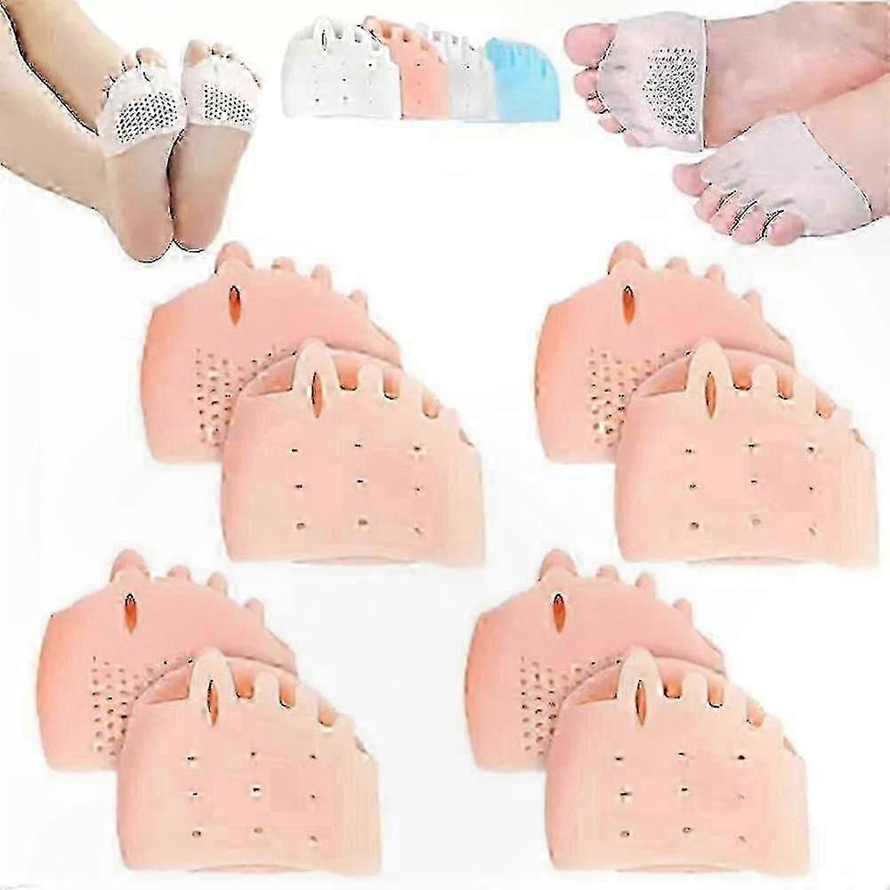 Soft Silicone Toe Separators for Bunion Relief - Pack of 4