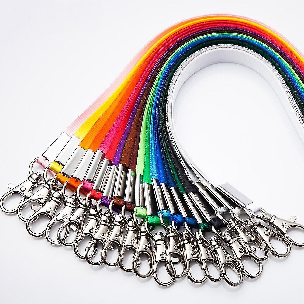 Badge Pass Holders Thicken Lanyards Lanyards With Metal Lobster Claw Clip Compatible With Keys Id Card