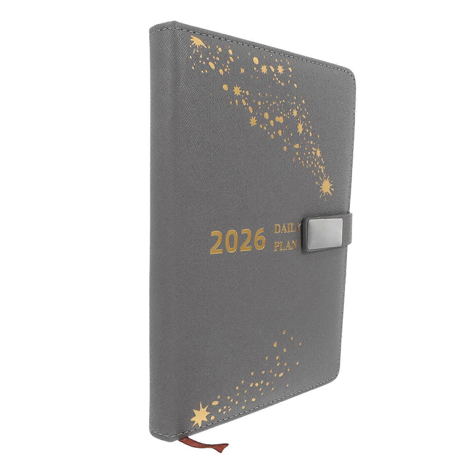 Daily Planner PU Notebook for Personal Use 5Pcs Monthly Agenda Organizer