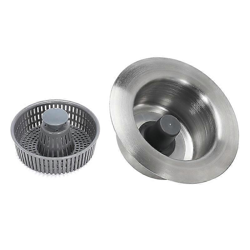 Stainless Steel Kitchen Sink Drain Strainer and Stopper Combo