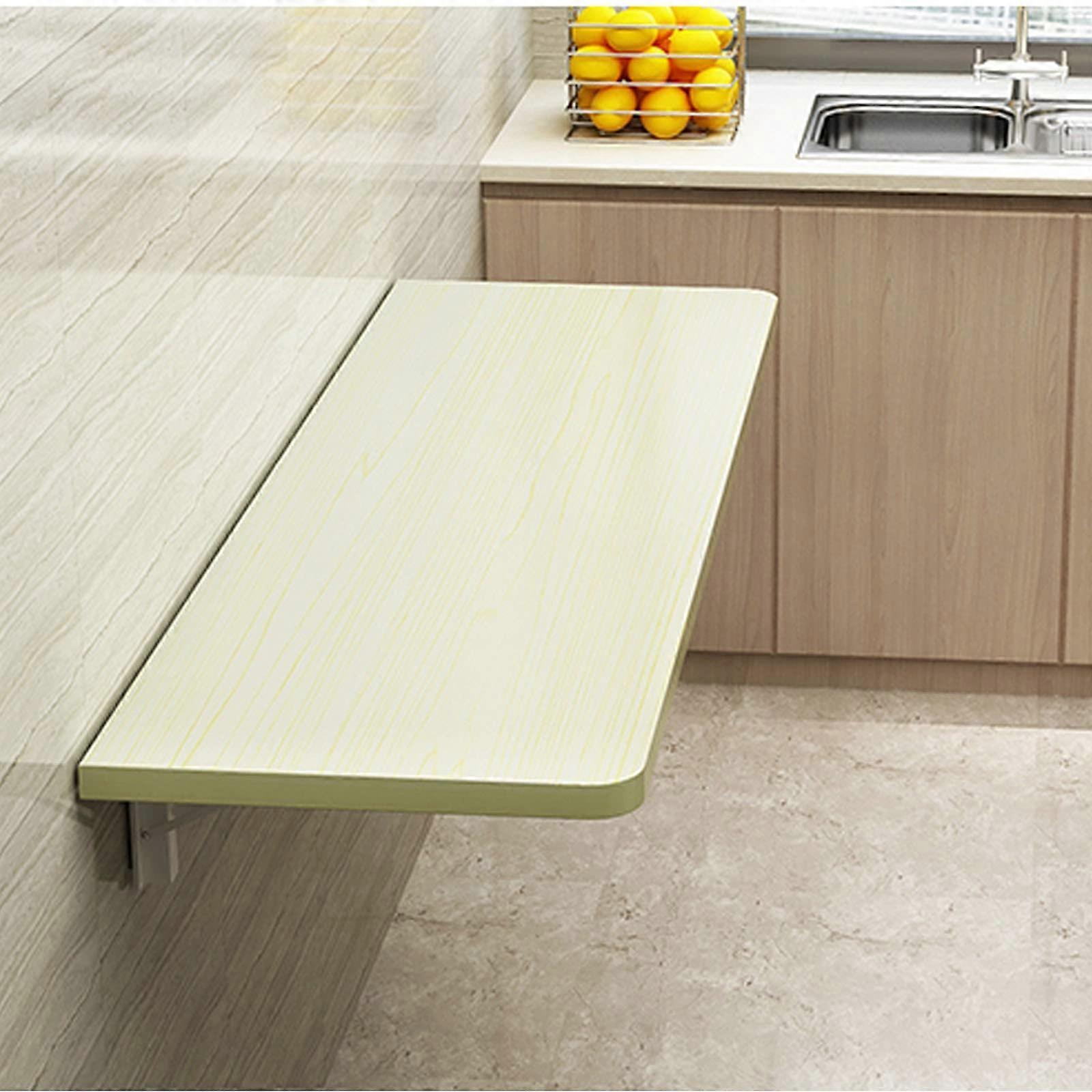 WallMounted Folding Table 30x120 cm, Small Wall Desk For Dining, Kitchen Folding Desk