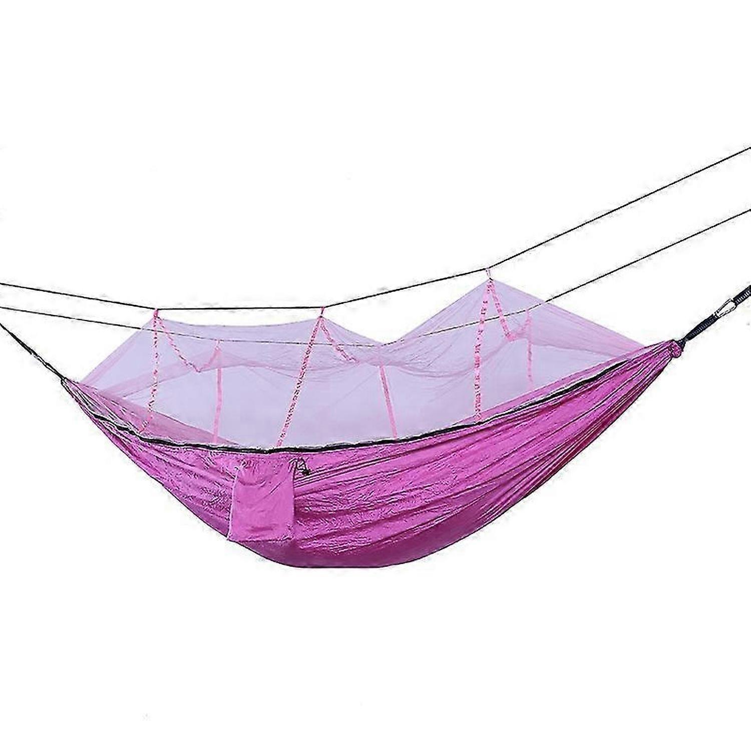 Camping Hammock with Mosquito Net Lightweight Double Hammock Reinforced Straps