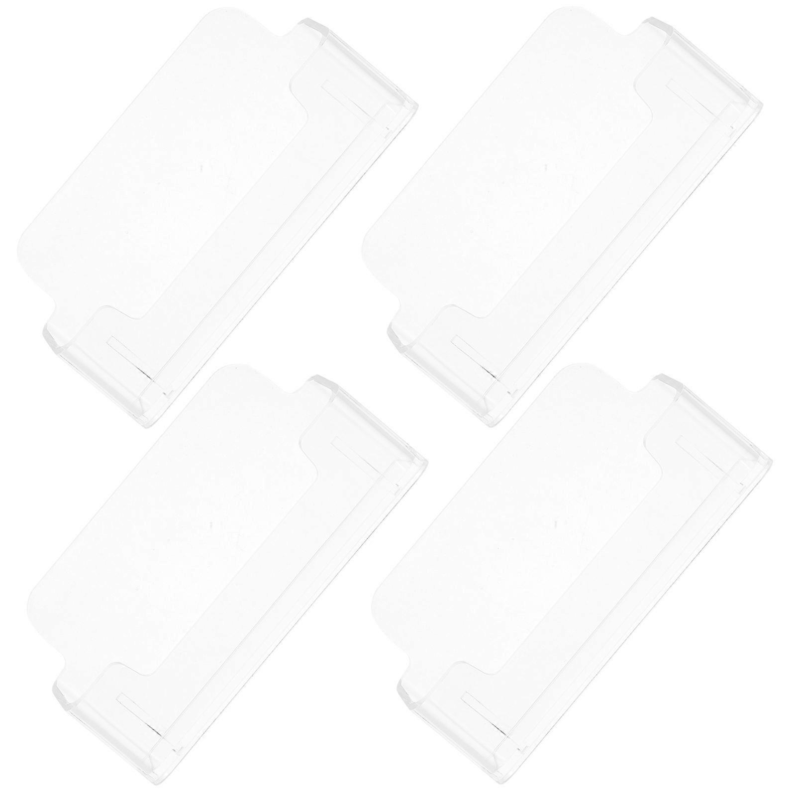 Transparent Acrylic Card Holder Stand for Business Card Display 20Pcs Desktop