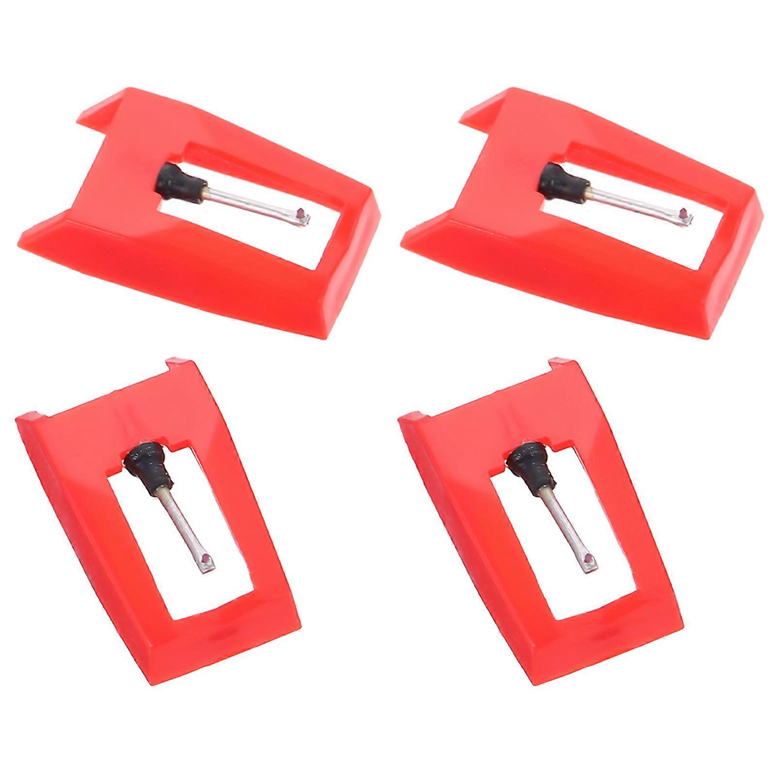 Replacement Stylus Needles for Record Player 24Pcs Red Pack
