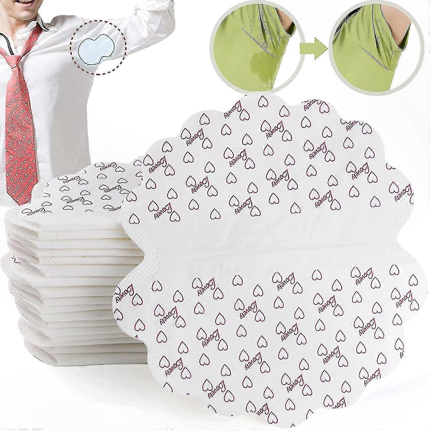 Ultra Thin Breathable Sweat Pads for Underarm, 50 Count, Men and Women Armpit Protection