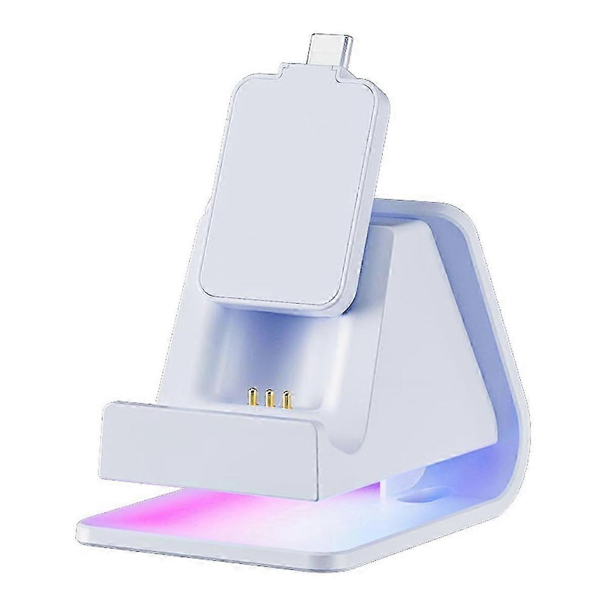 Charging Dock for PS Portal Streaming Handheld Console,Magnetic Type C Charger with RGB Lighting Ga