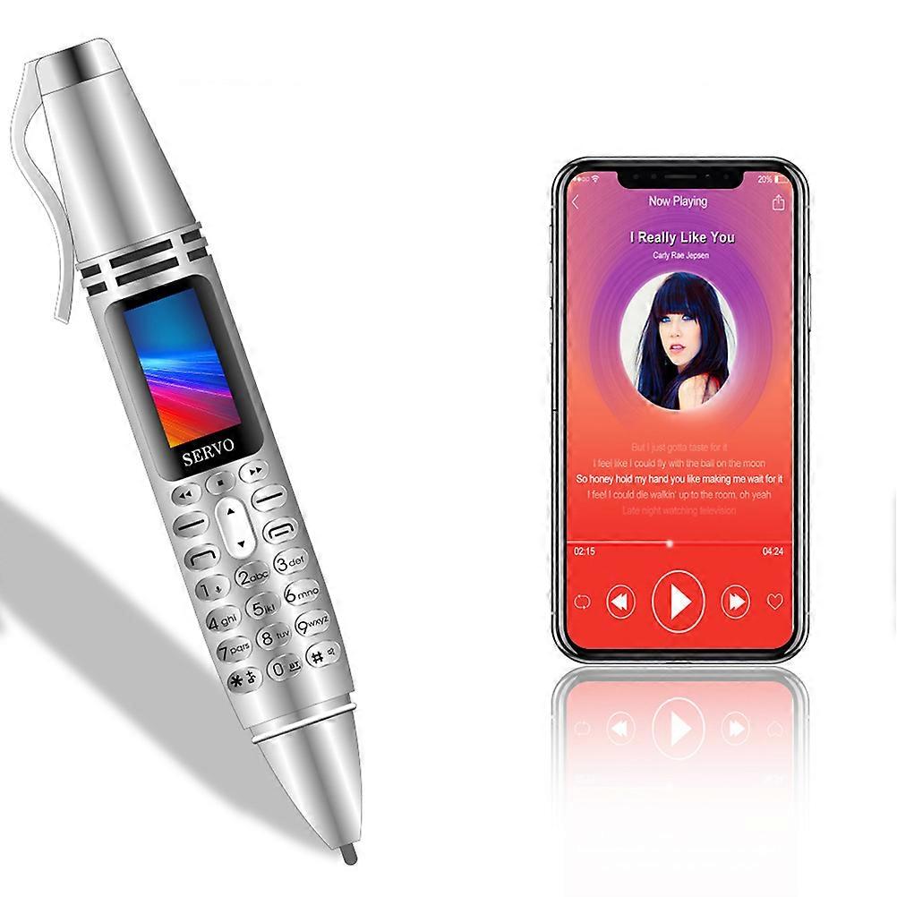 Mini Cell Phone Dialer Device for Calling Silver