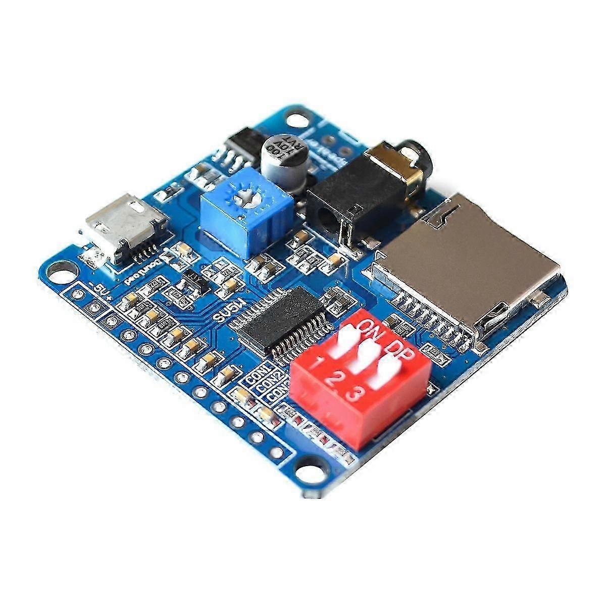Voice Sound Playback Module MP3 Player Module UART I/O Trigger Class D Amplifier Board 5W DY-SV5W-2025