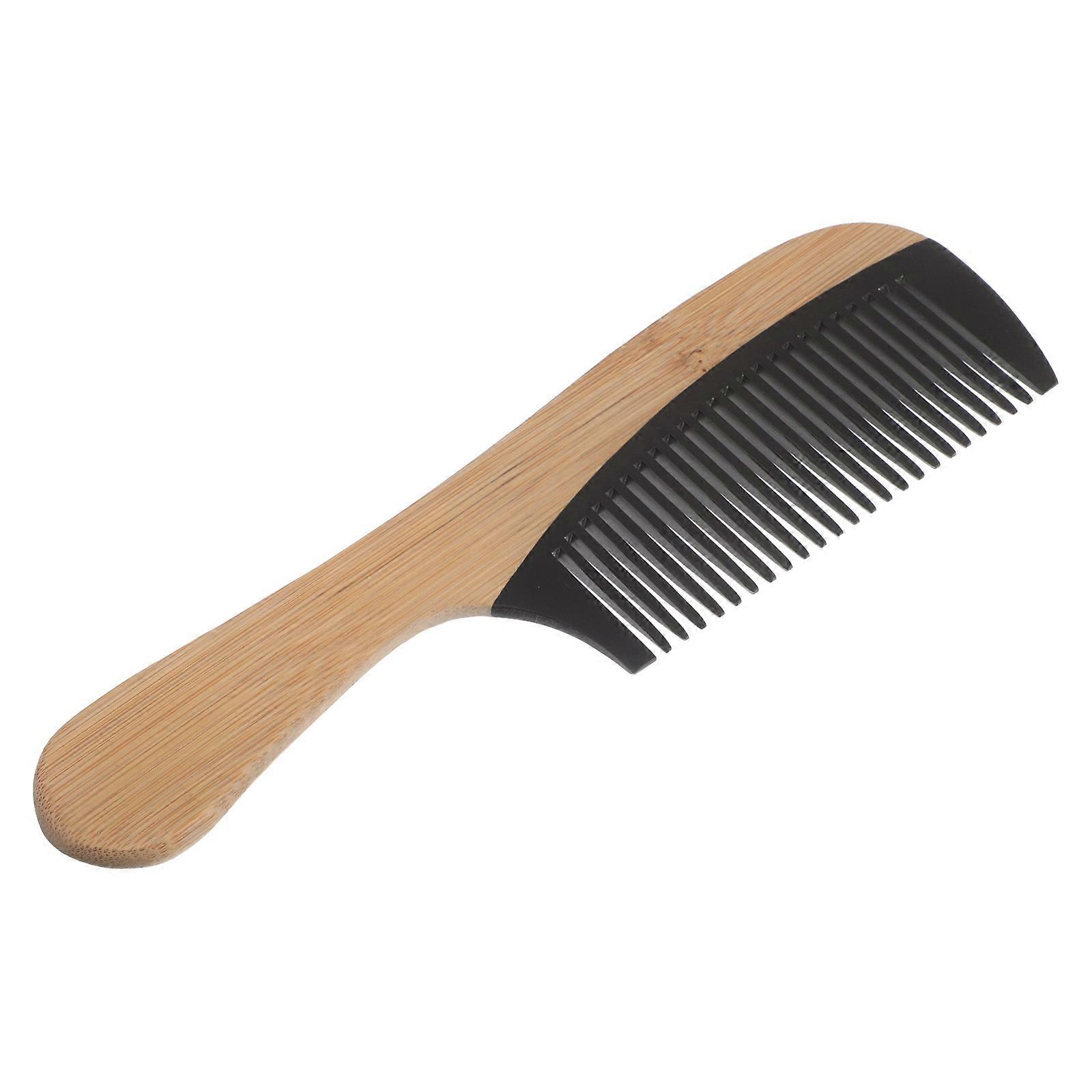 Flat Wooden Comb For All Hair Types 3Pcs Scalp Massaging Ideal For Daily Use Detangling And Anti Static