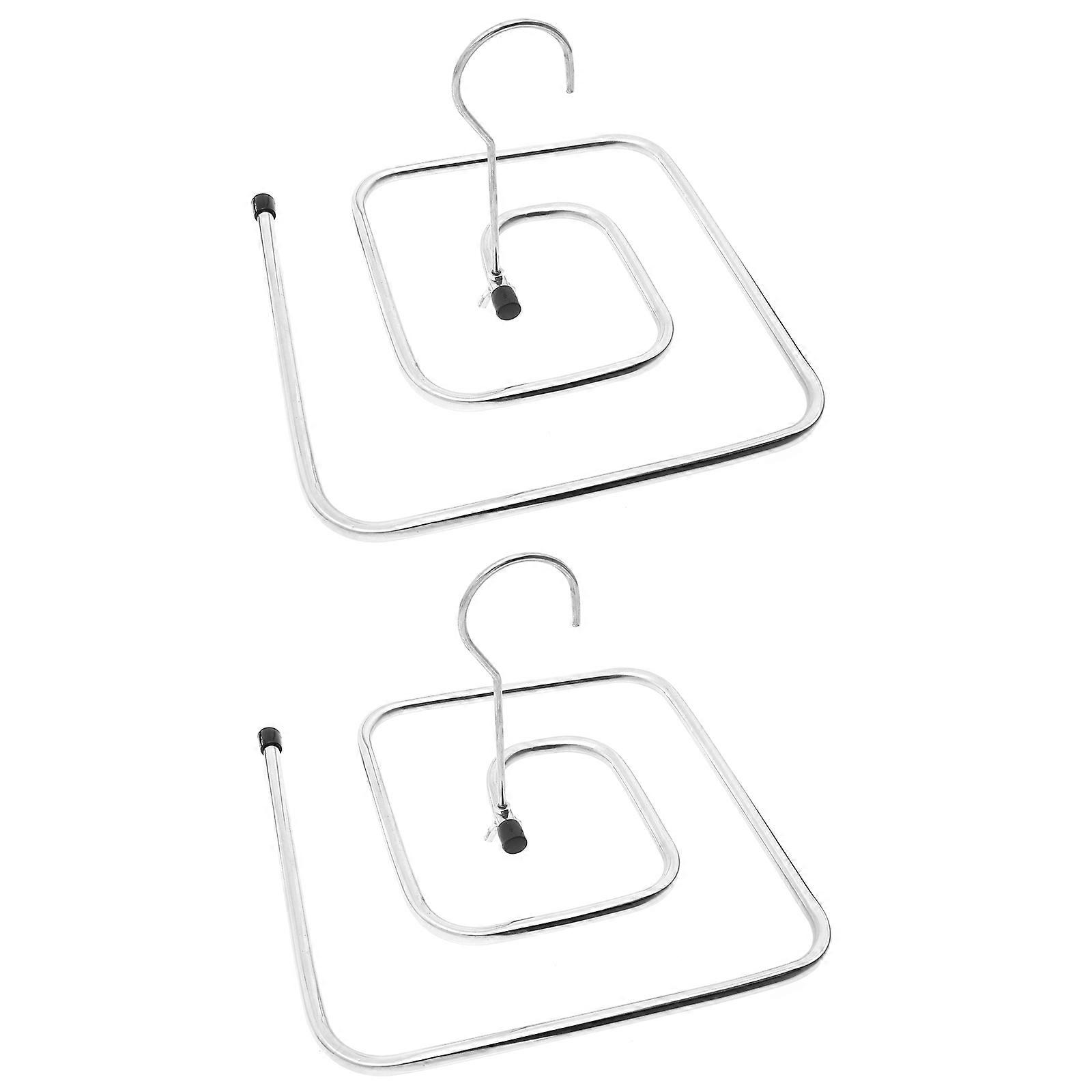 Square Quilt Hanging Shelf Stainless Steel Rack for Quick Drying 4Pcs