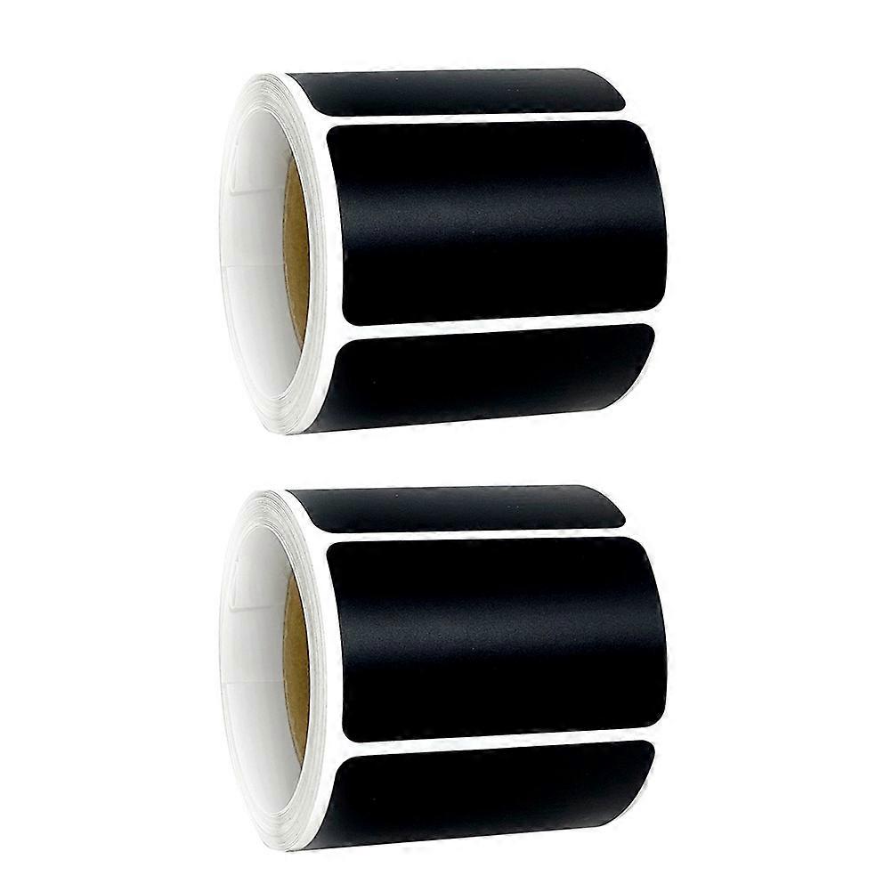 Waterproof Kitchen Sticker Rolls 2 Rolls Self-Adhesive Seasoning Labels