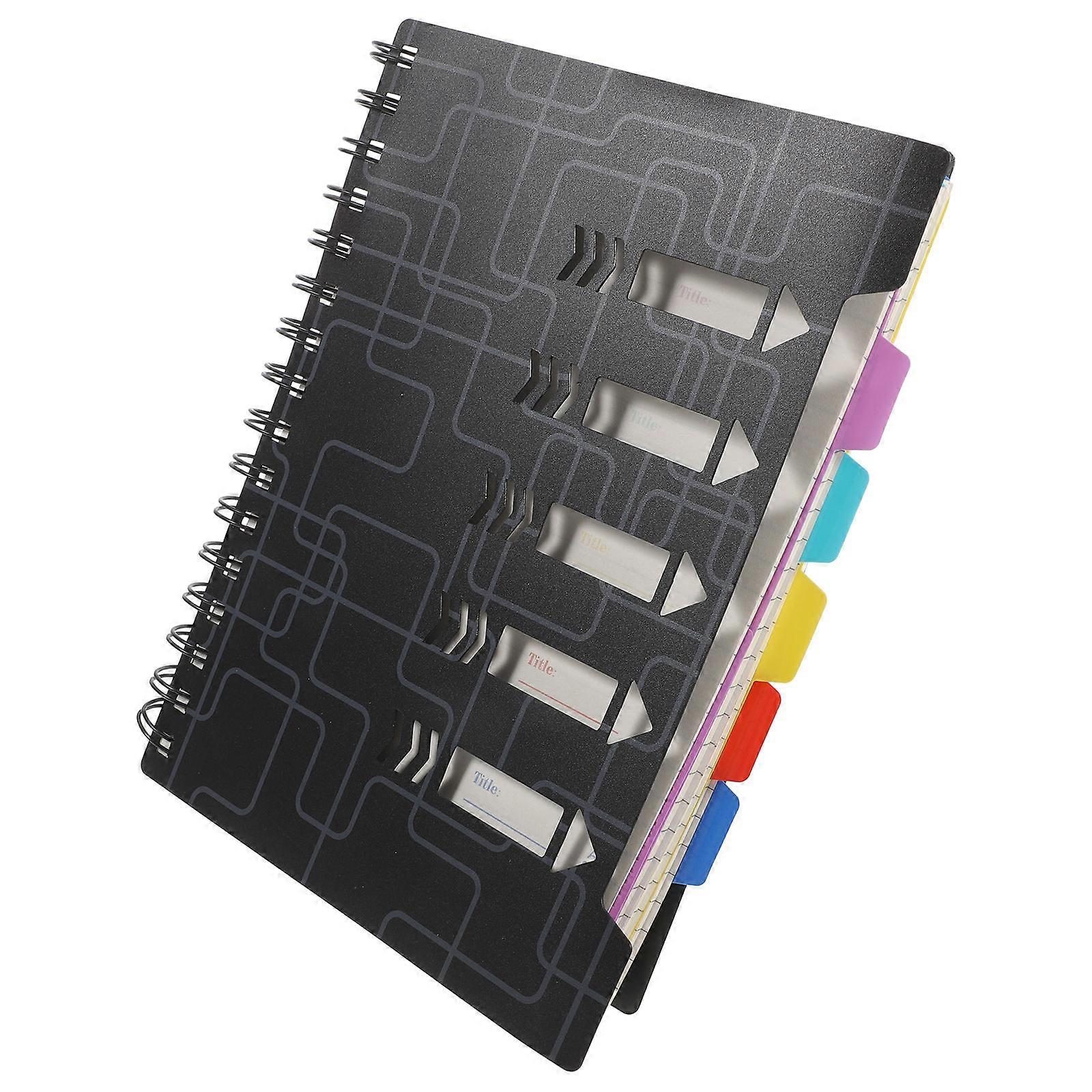 Professional College Ruled Notebook for Work 2Pcs Spiral Notepad