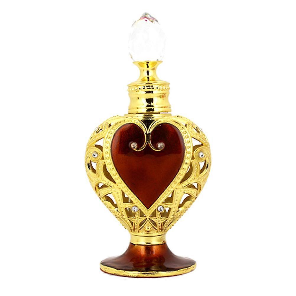 Heart Alloy Bottle Unique Essential Oil Bottle for Storage 3Pcs Multi Color