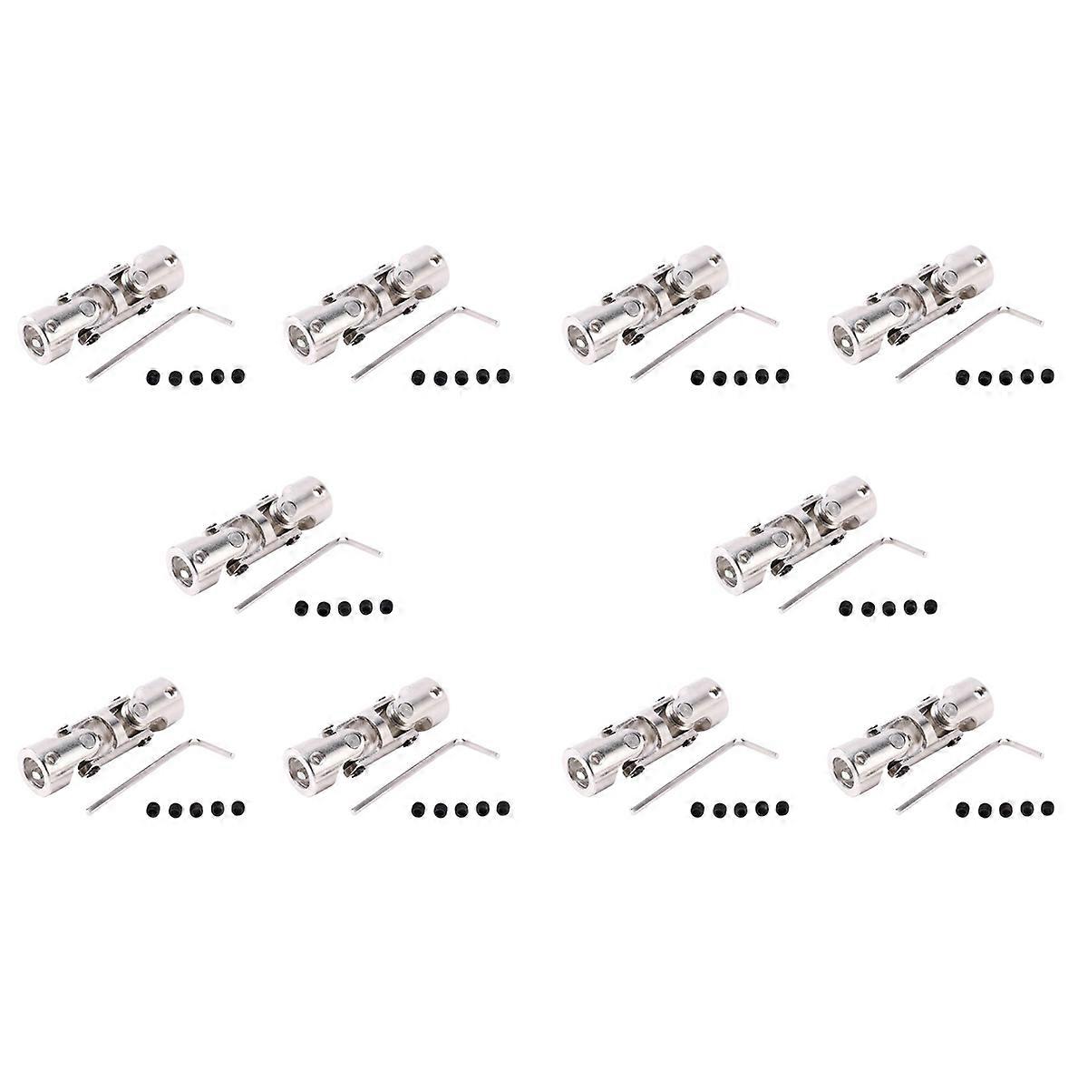 Rc Double Universal Joint Cardan Couplings with Screw,6x6Mm