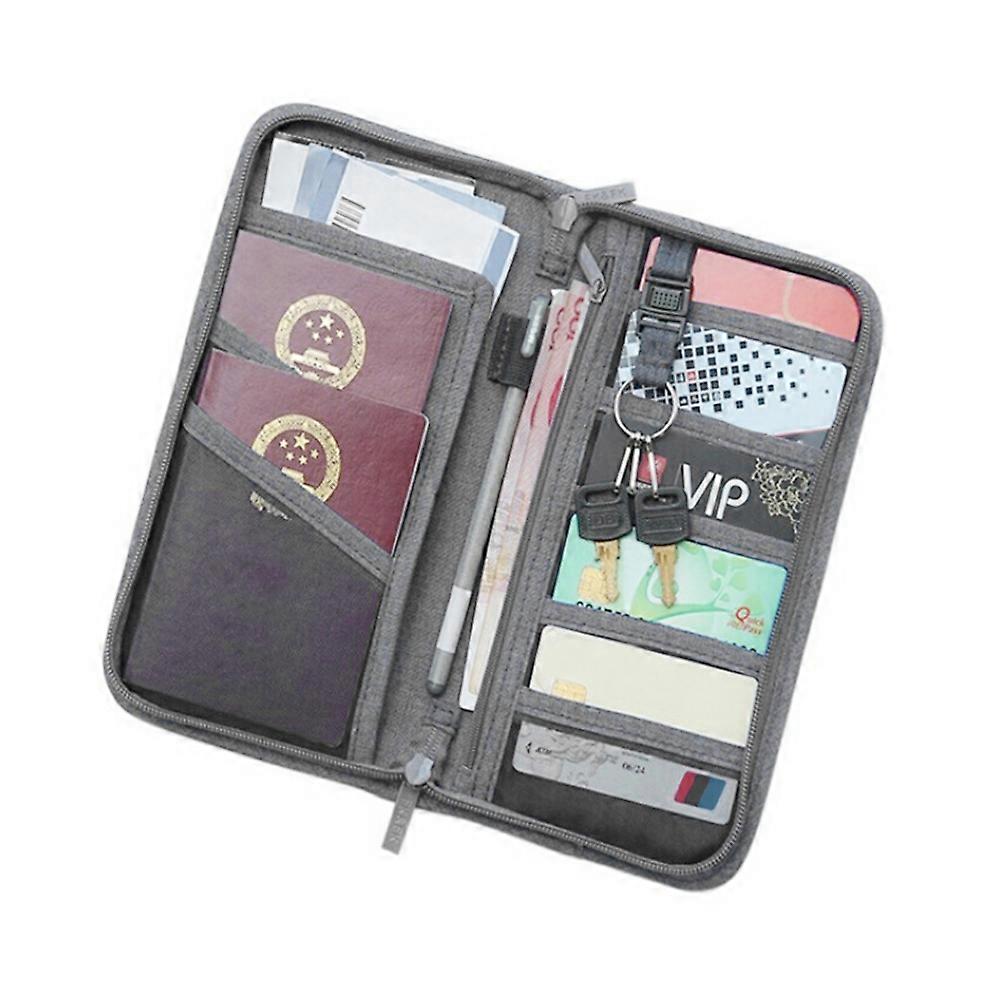 Passport Case Multi-Function Travel Wallet for Holding Passport 3Pcs