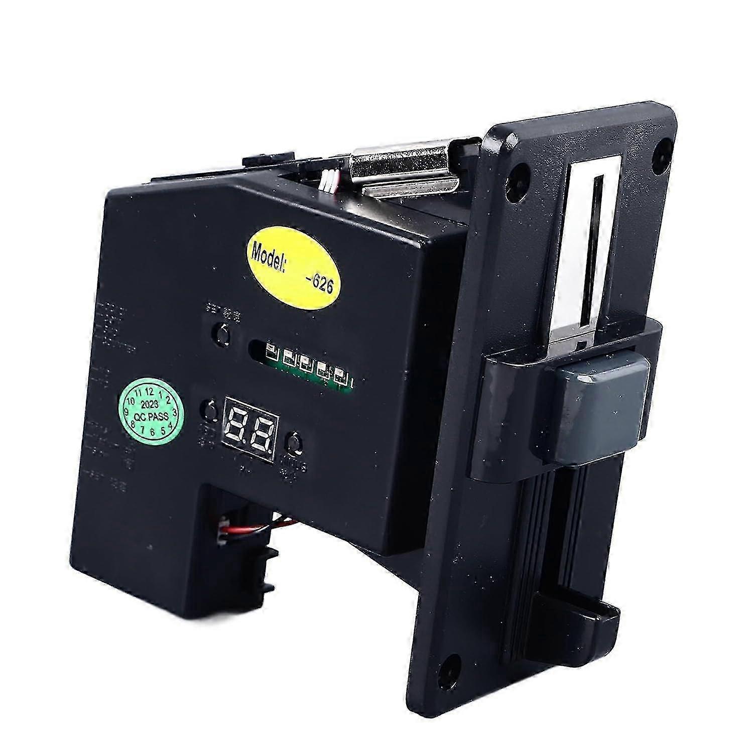 Multi Coin Acceptor Selector 6 Type Coins Memory Electronic Coin Acceptor with Refund Button Profes