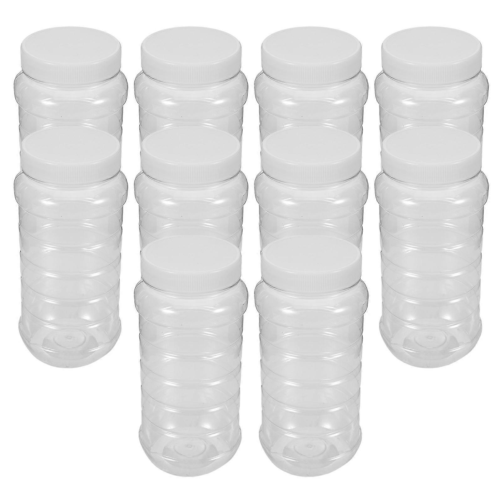 Transparent Honey Dispenser for Food Storage 10Pcs Honey Storage Jars