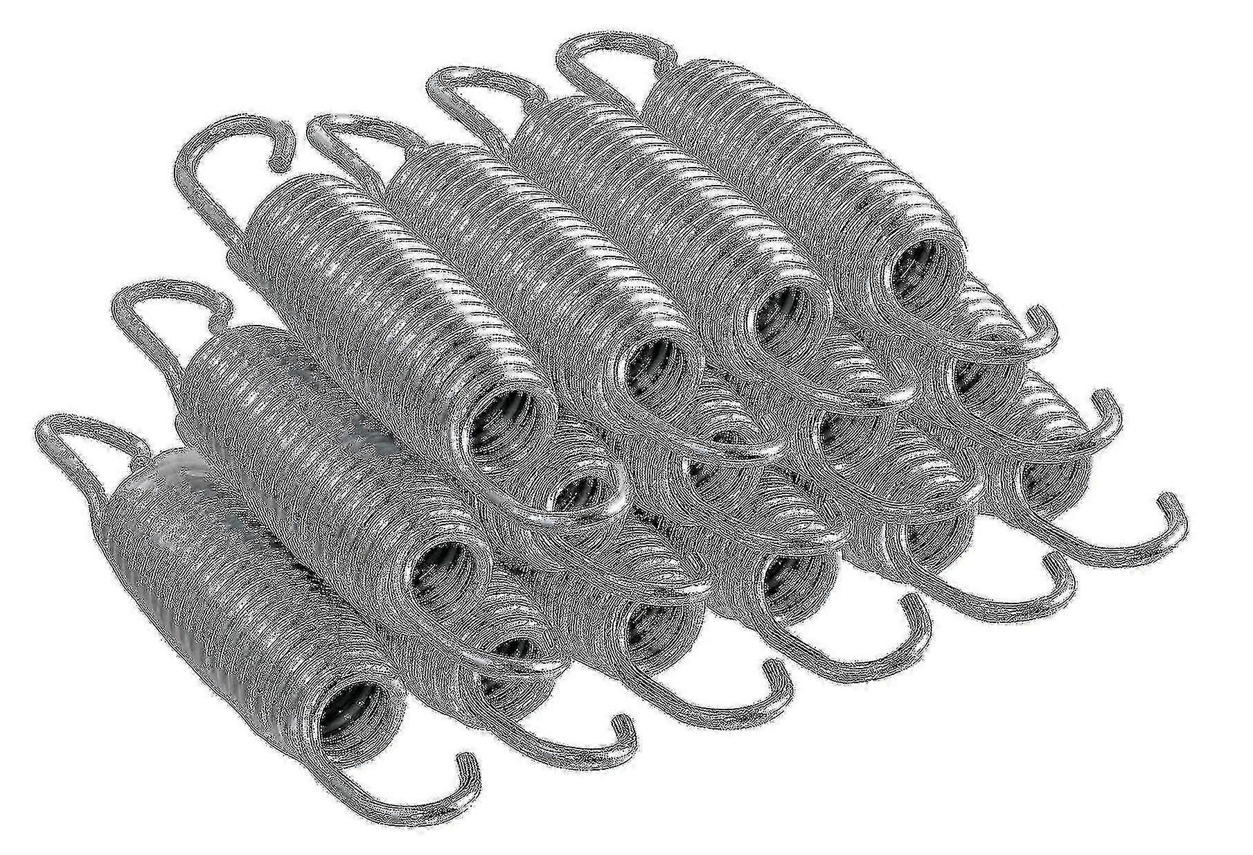 Set Of 15 Trampoline Replacement Springs, Heavy-duty Galvanised, Different Sizes