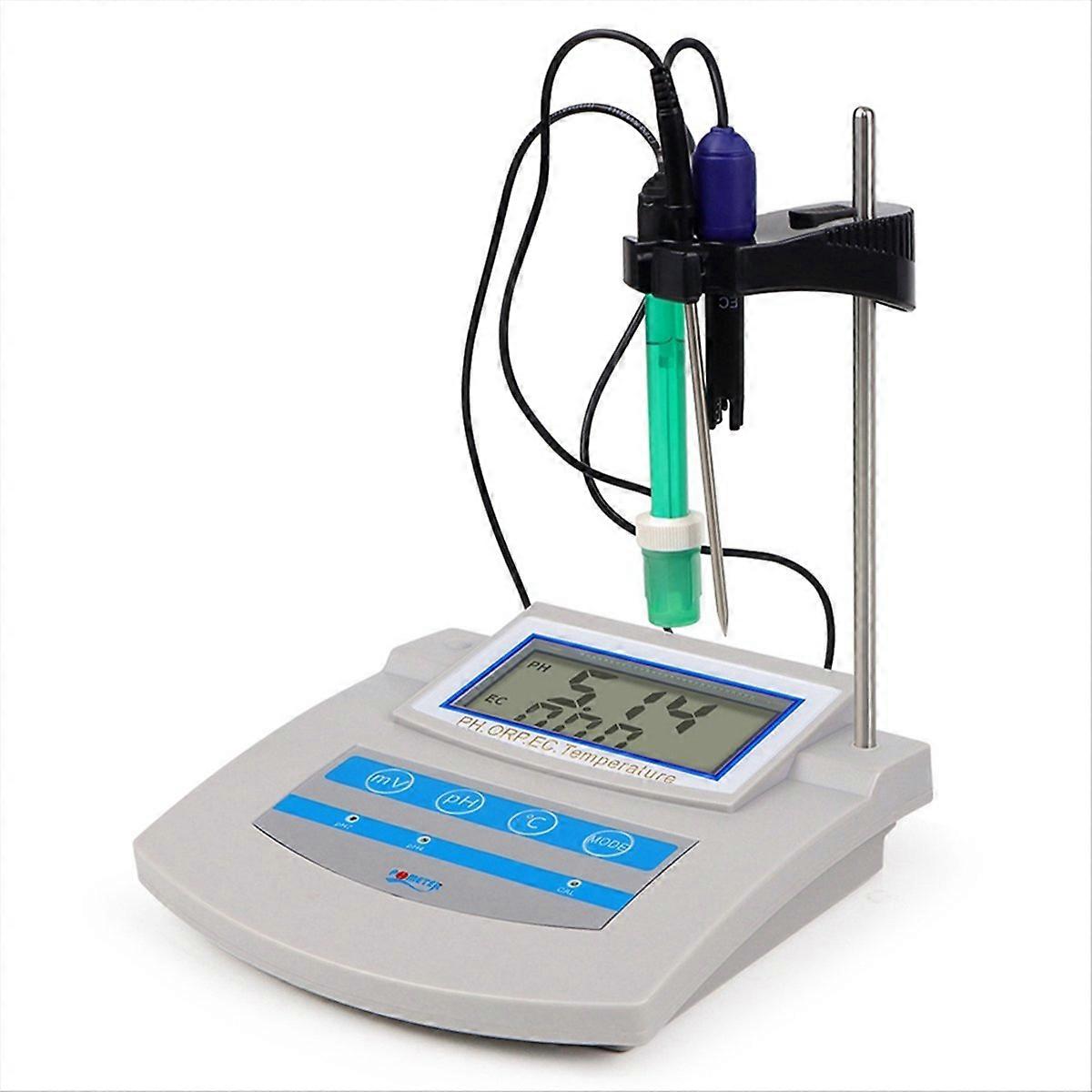 6-in-1 Water Quality Tester PH,Temp Benchtop Analyzer UK Plug