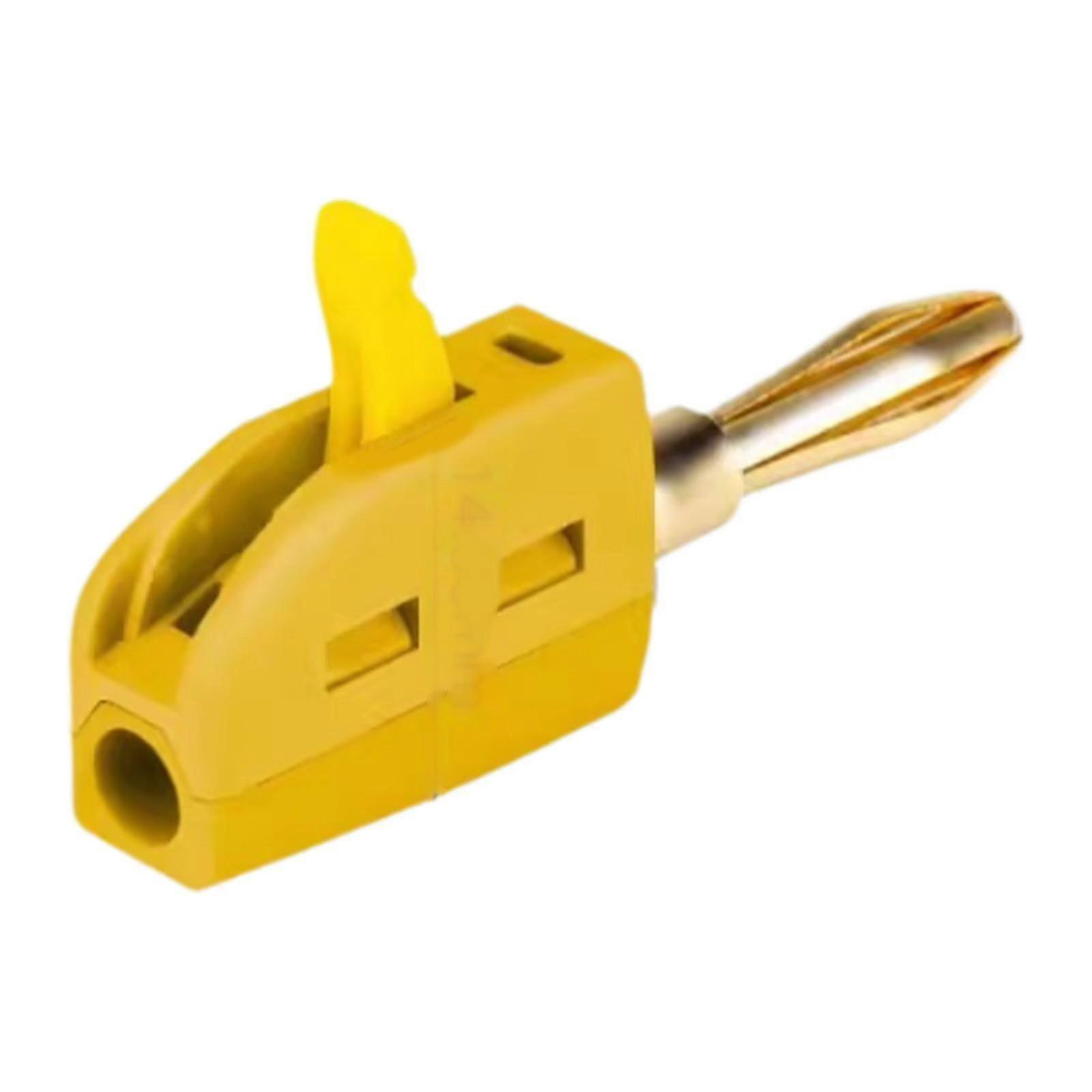 2025 4mm Banana Plug 250V/32A High Strength Stable Conductivity Practical Mini Stackable Banana Plug for Wall Plates and Receive Part