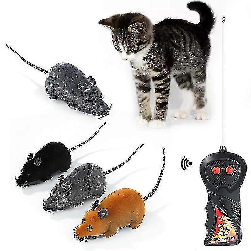 Cat Toy Puppy Kitten Toys Pet Mice Mouse Player Remote Control Electronic Rat