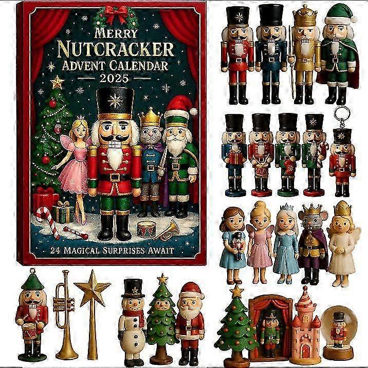 2025 Christmas Advent Calendar Decor Acrylic Non-3D FULL STYLE