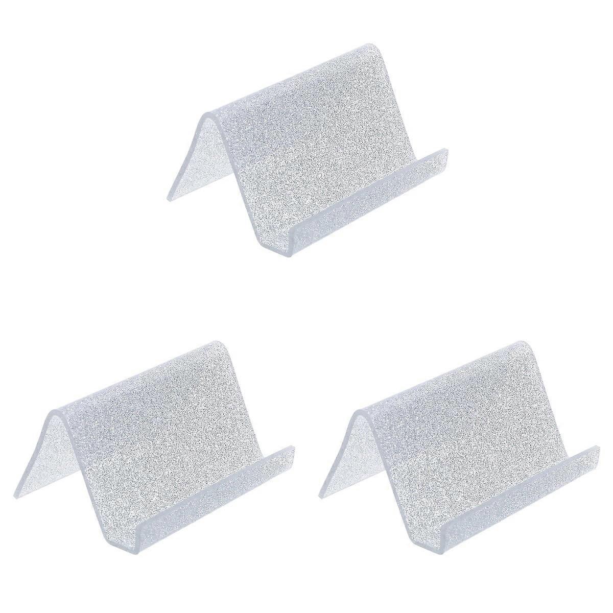 3 Pack Show Rack Display Shelves Acrylic Storage Box Office