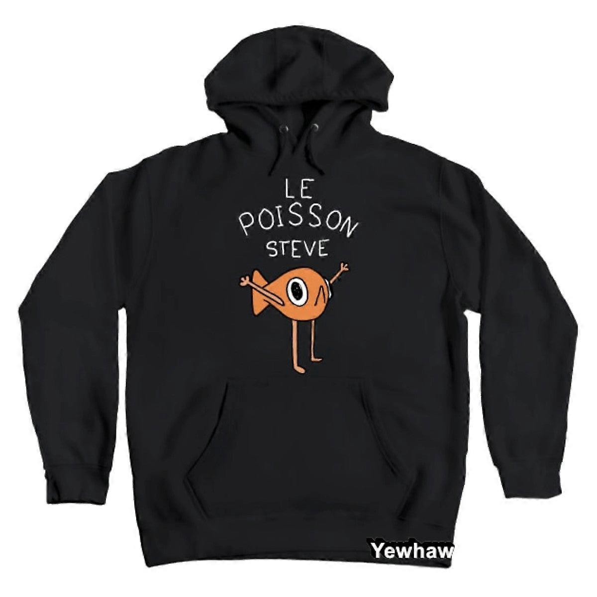 Le Poisson Steve - Dark Hoodie