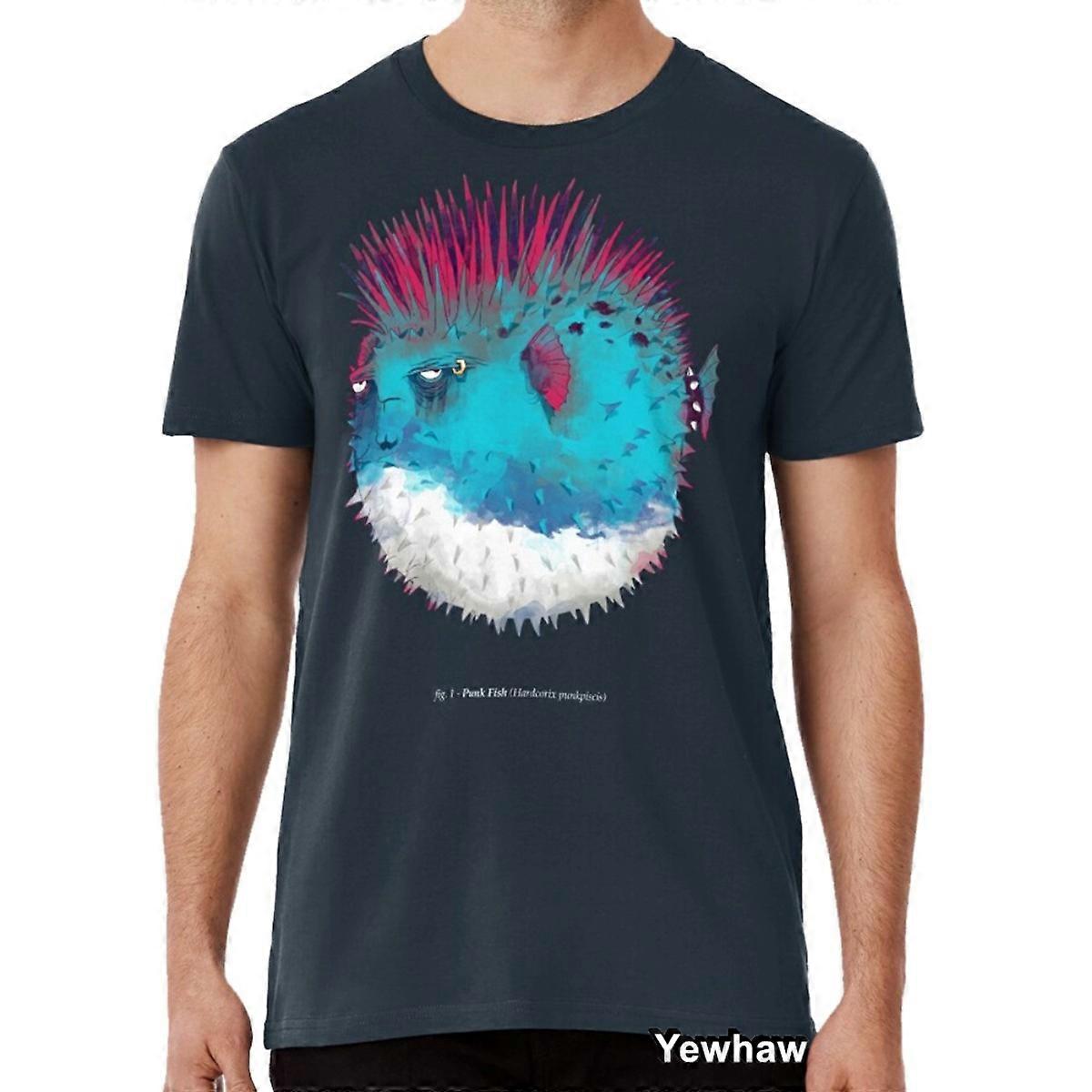T-shirt Punk Fish poisson-globe