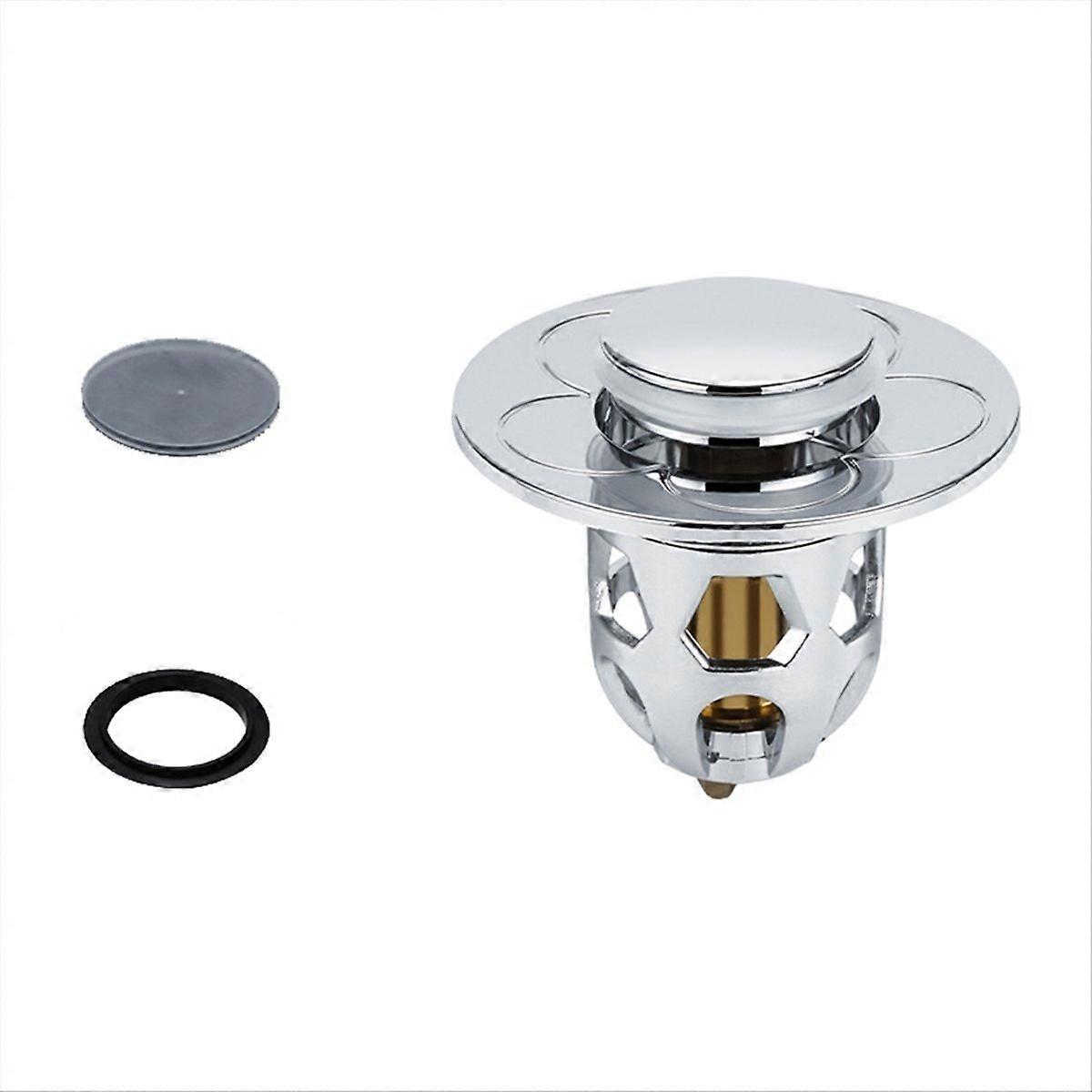 Universal Washbasin Head Stopper Bathroom Sink Drain Strainer,A