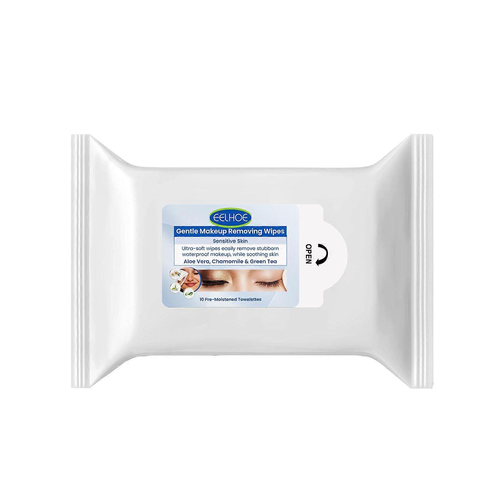 Zachte make-up remover doekjes Reinig gezicht Oog- en lipmake-up Zachte verfrissende niet-irriterende make-up remover doekjes