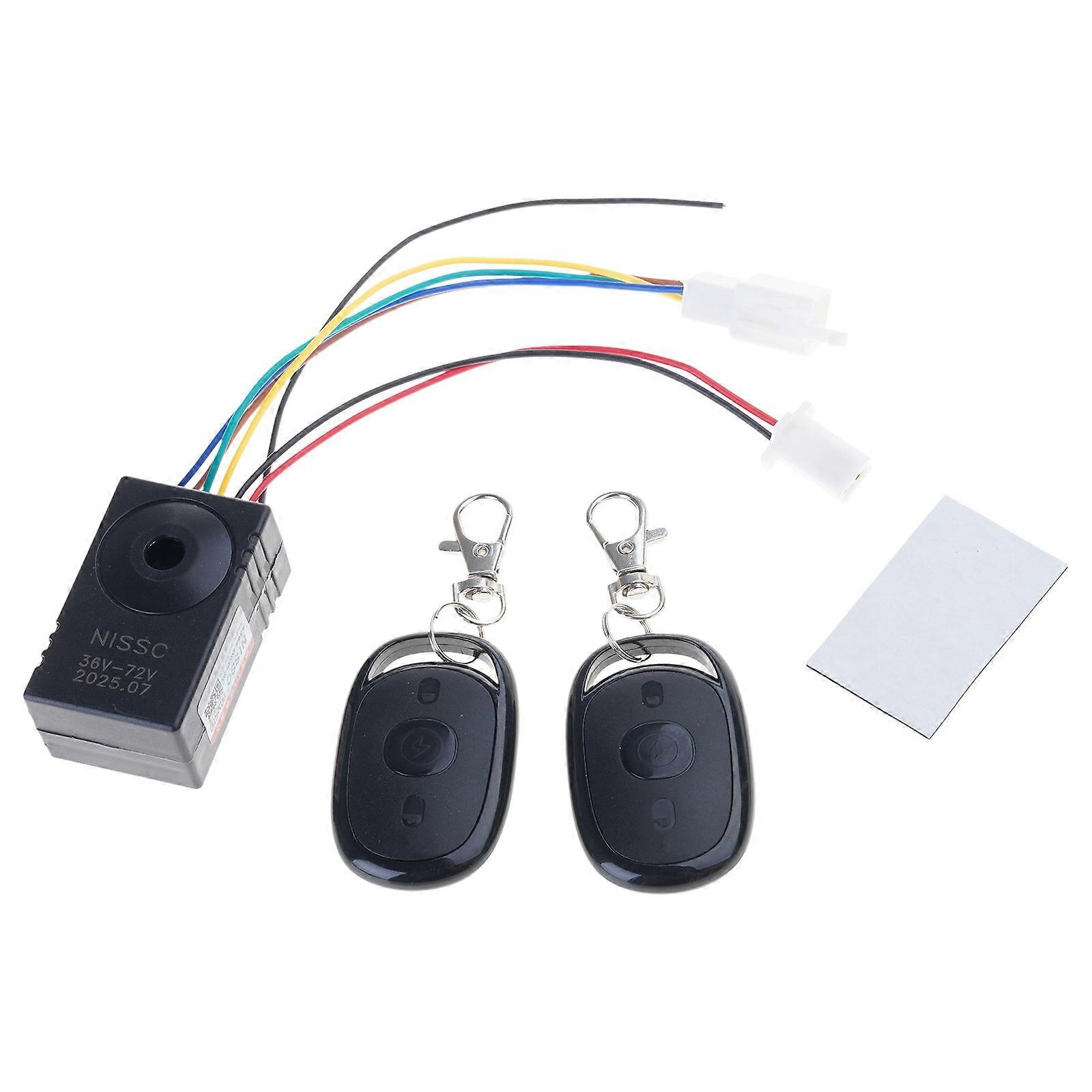 High Efficiency Electric Bike Security Alarm with Mobile Alerts & Simple Setup ABS Alarm System for Commuters & Students Multicolor