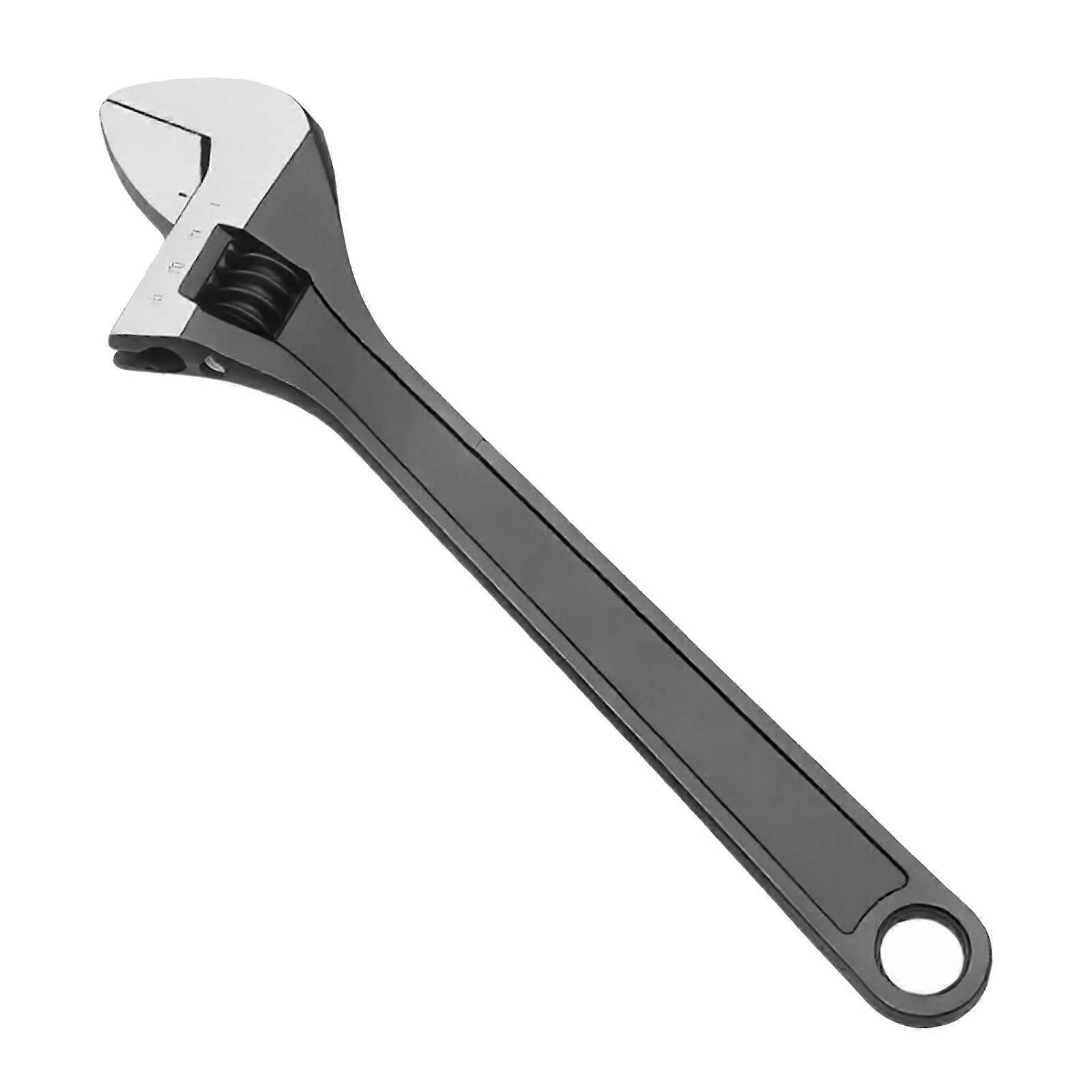 Multipurpose Adjustable Wrench Rustproof Design Ergonomic Handle for Tightening Tasks Mechanical Repairs And Assembly  12 inches
