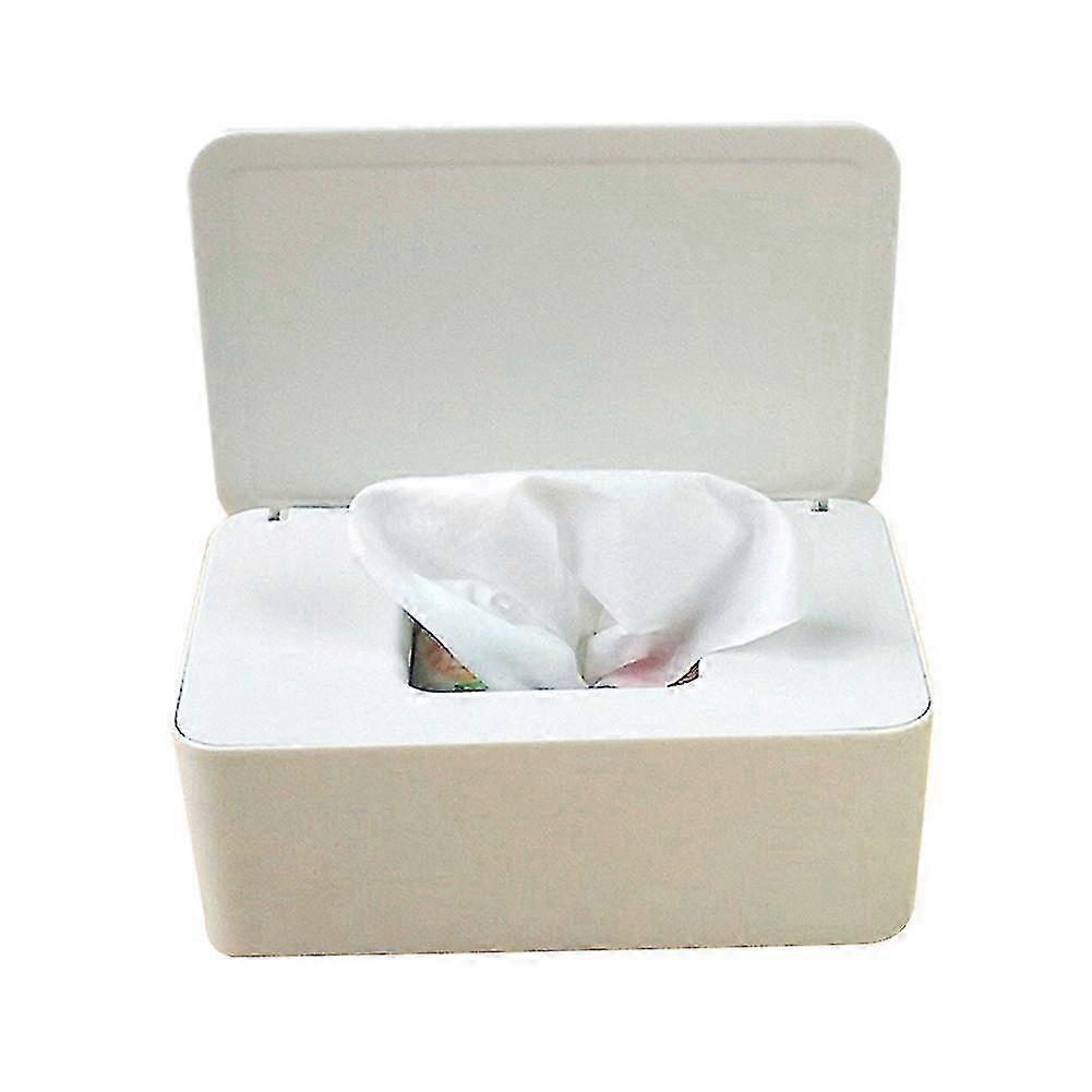 Dustproof Tissue Storage Box Case Wet Wipes Dispenser Holder With Lid