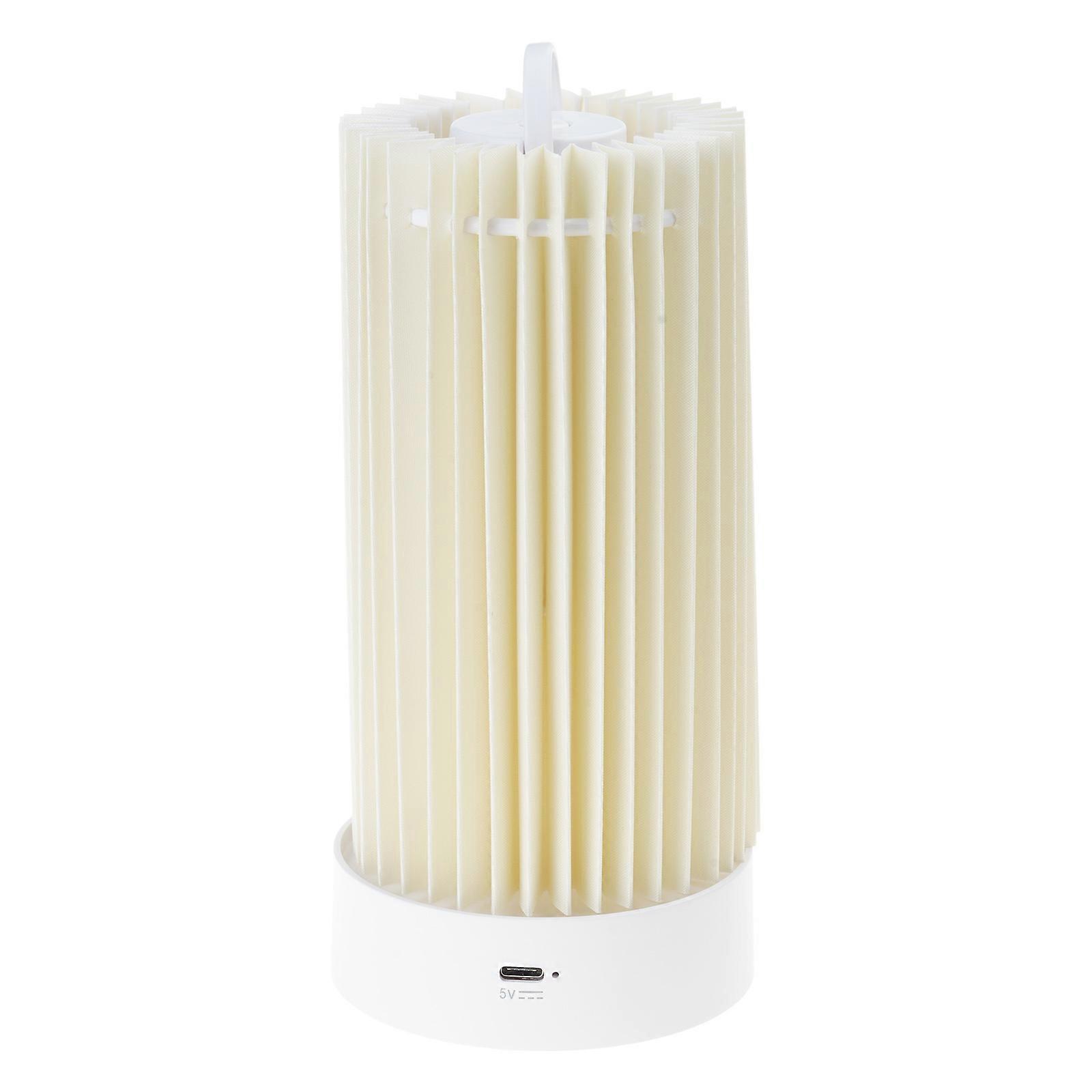 Pleated Table Lamp with Friendly Adjustable Lighting Durability for Refined Home or Office Decoration Setting Multicolor