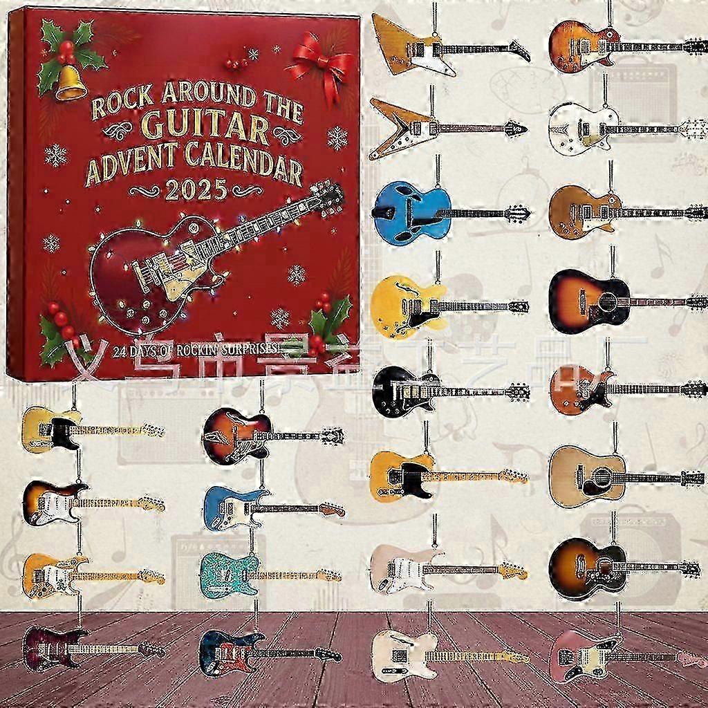 2025 Christmas Advent Calendar Decor Acrylic Non-3d Full Style banx3