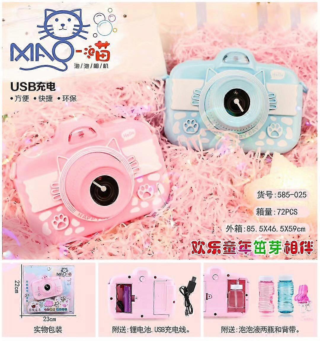Cat Usb Rechargeable Bubble Camera Toy @BUGU
