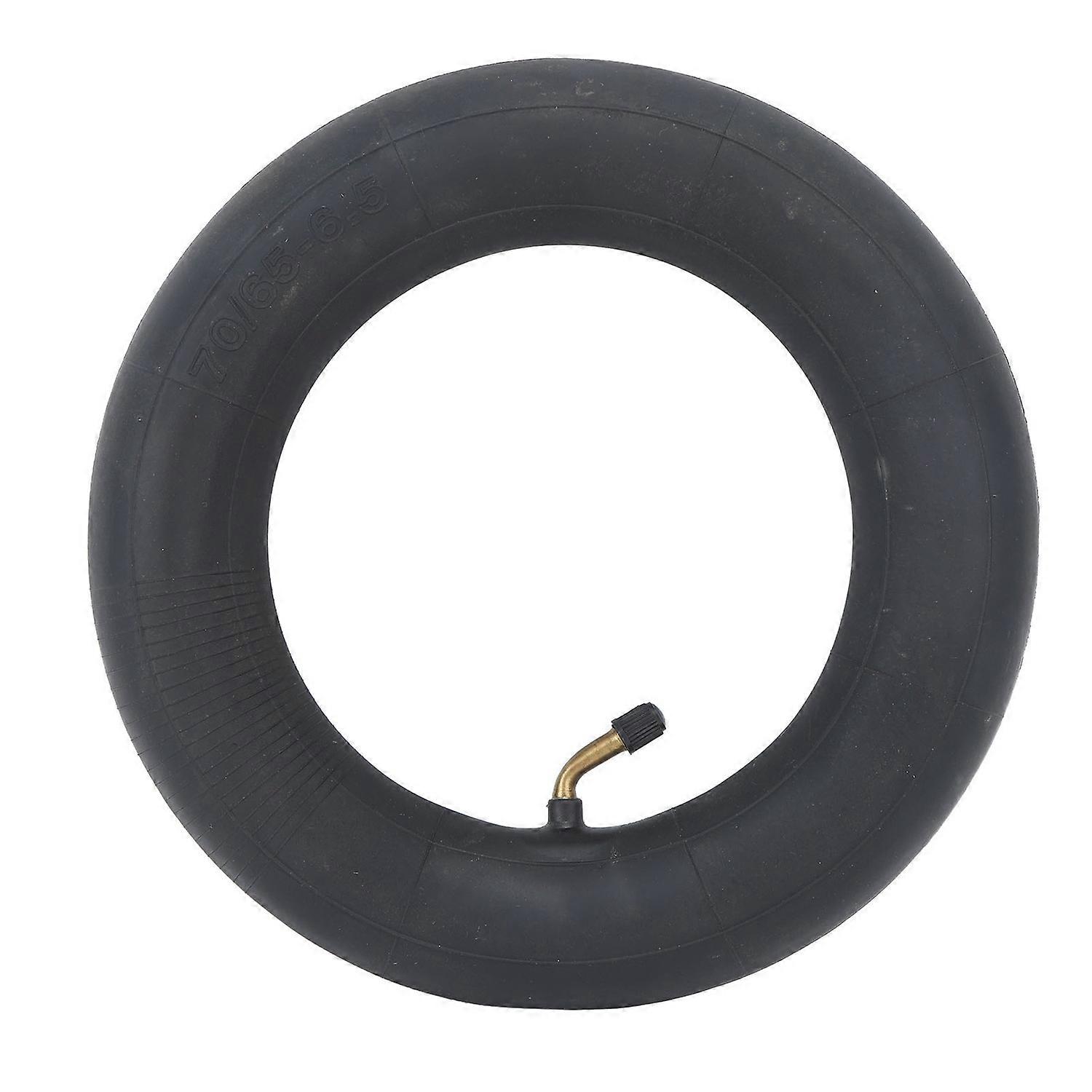 70/65‑6.5 Inner Tube with Curved Valve Strong Flexibility Stable Structure Scooter Rubber Inner Tube
