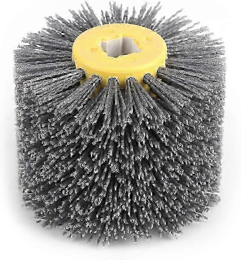 فرشاة طحن وتلميع عجلة الرسم مغلفة عجلة تلميع قرص تلميع عجلة 100 × 120 مم