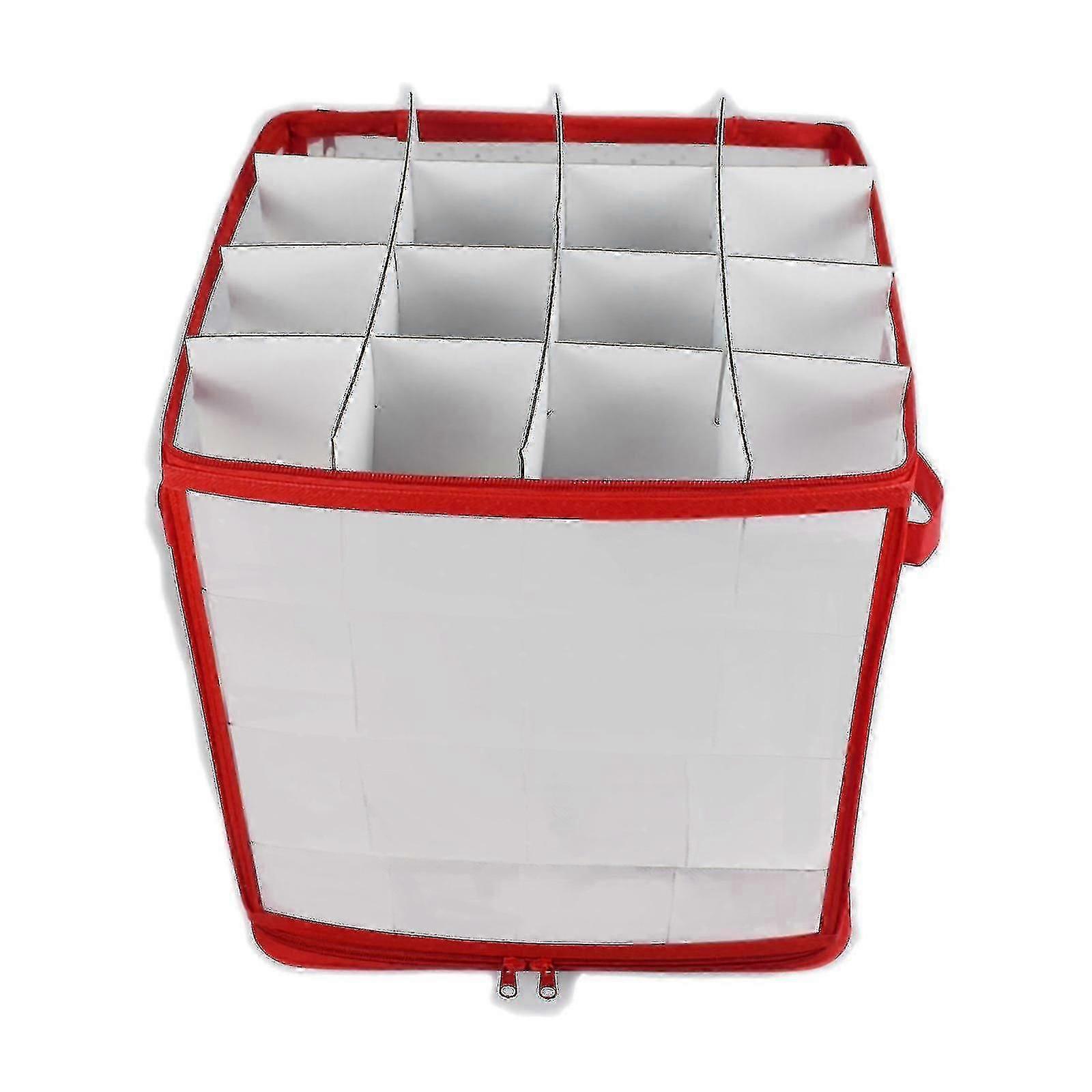 Christmas Ball 64 Baubles Storage Box Ornament Xmas Ball Bag Decoration Box