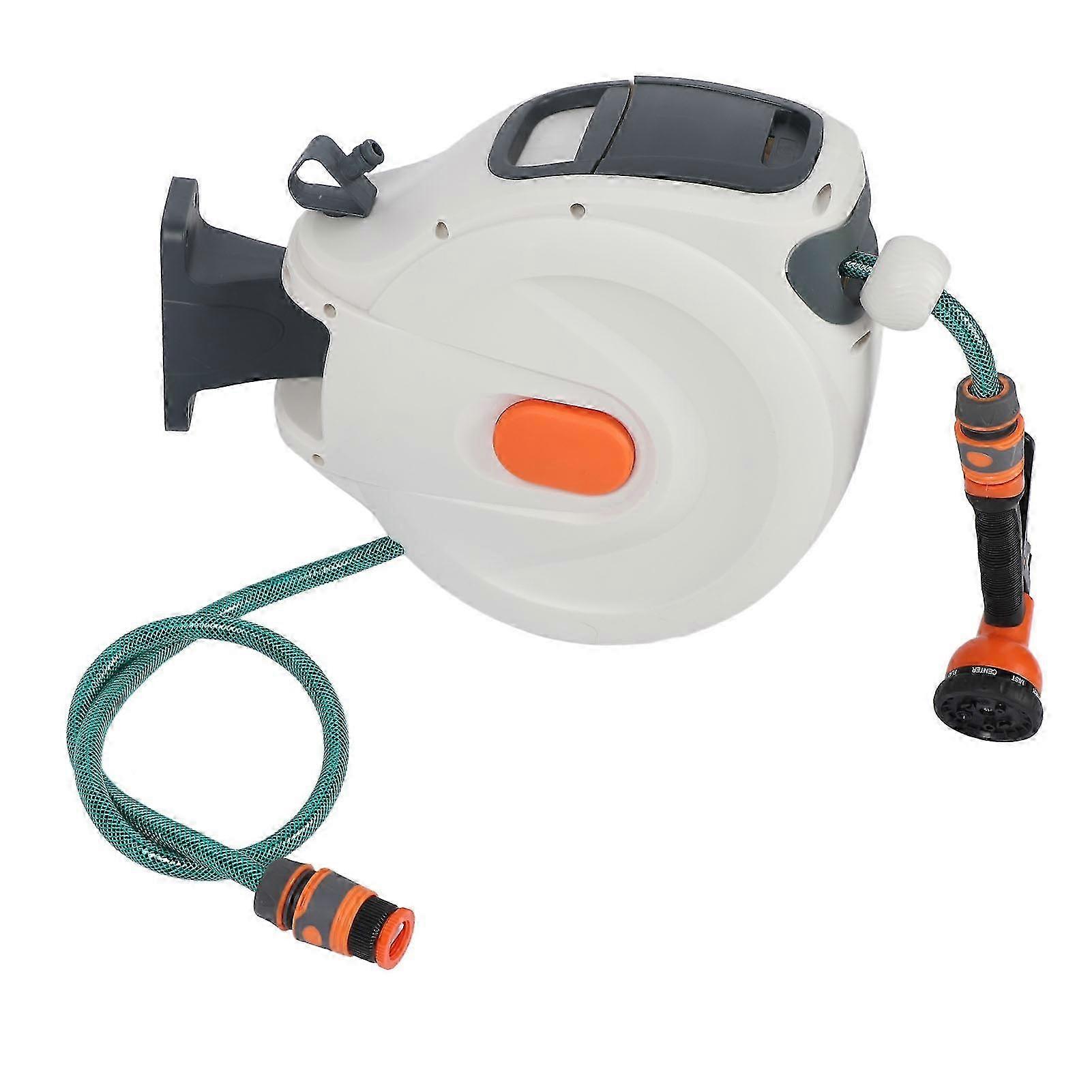 180° Swivel Retractable Hose Reel - Free Standing Design 10m
