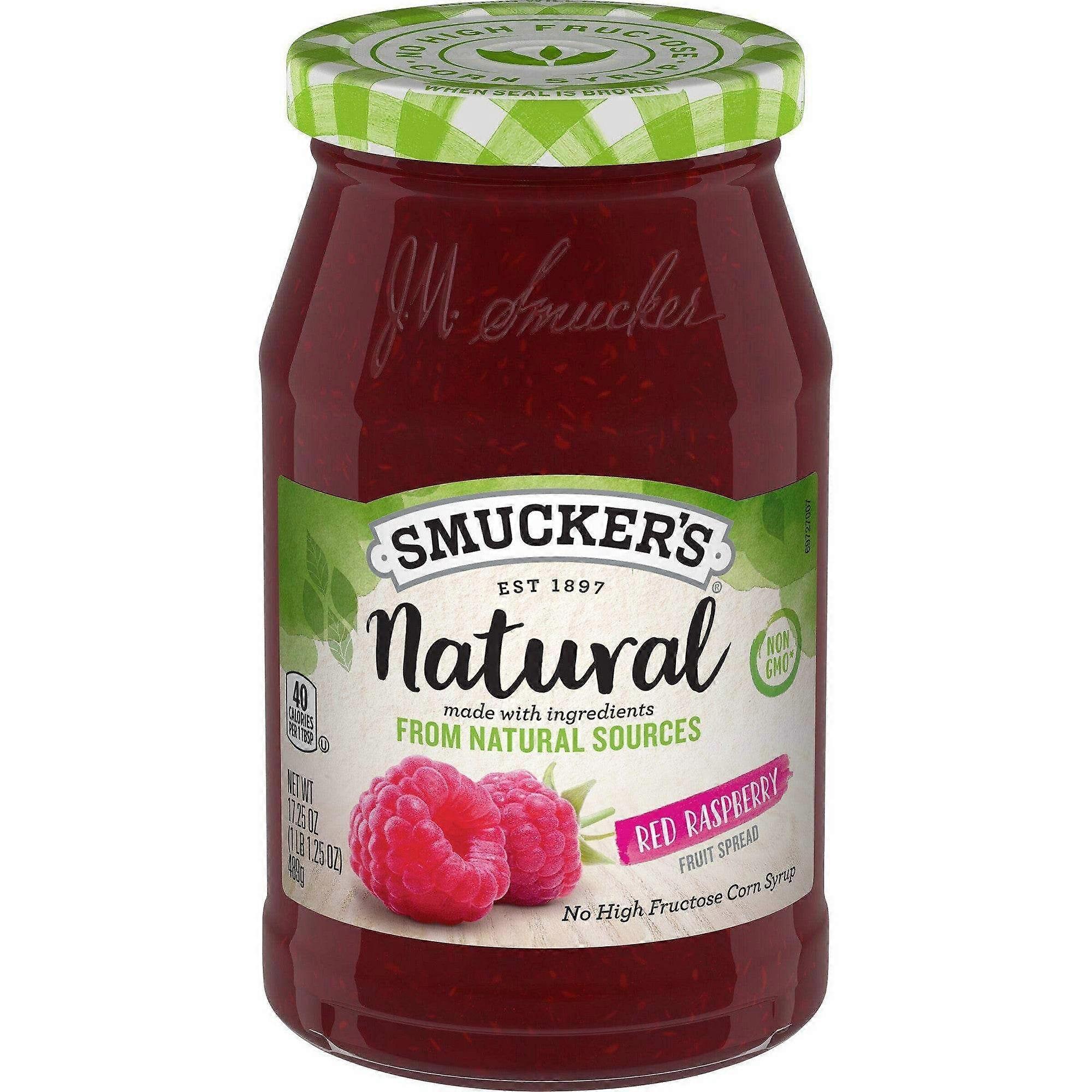 Smucker's Natural Raspberry Preserves, 17.25 Oz
