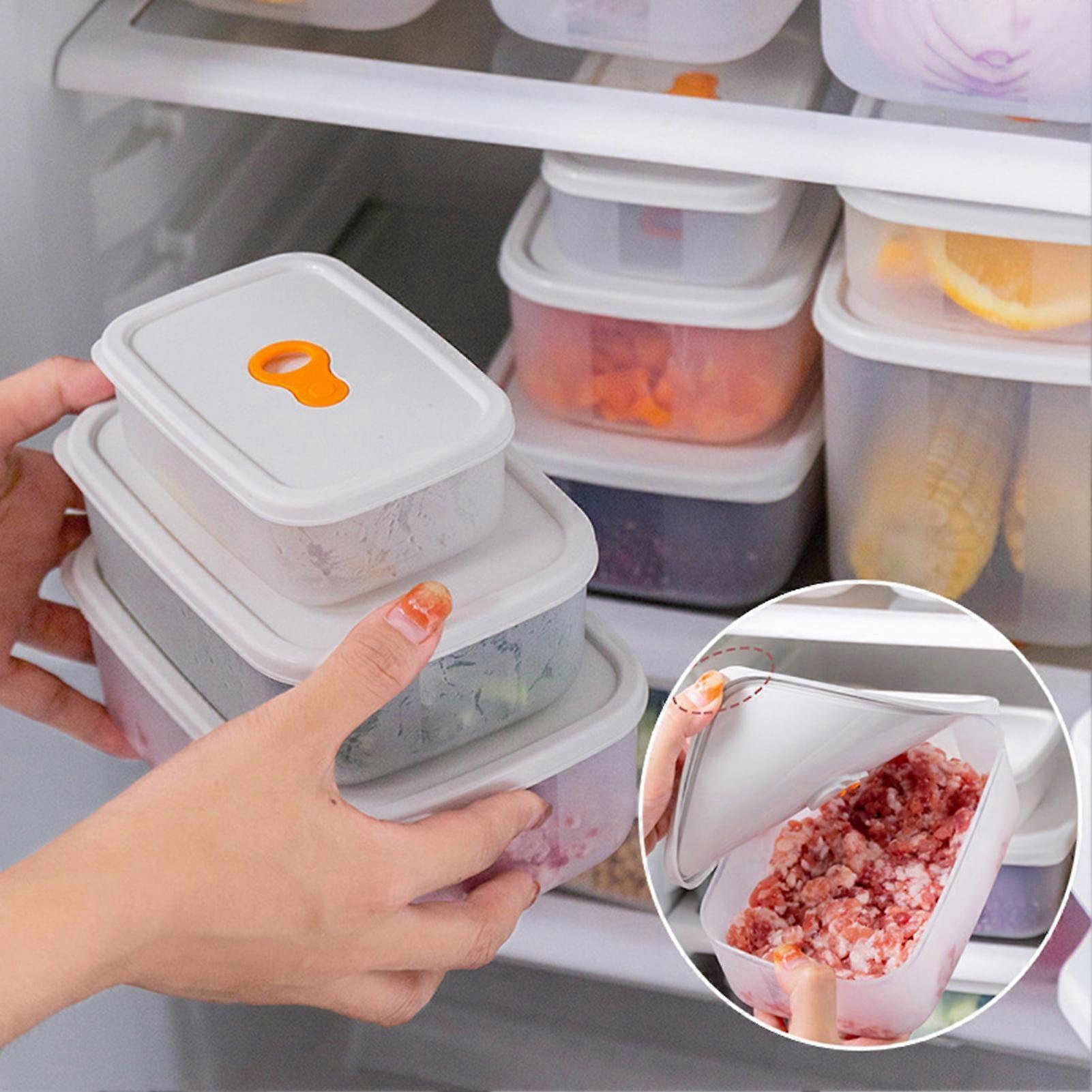 SUSUchens Food Storage Multi-purpose Reusable Plastic Refrigerator Large Food Storage Container for Home